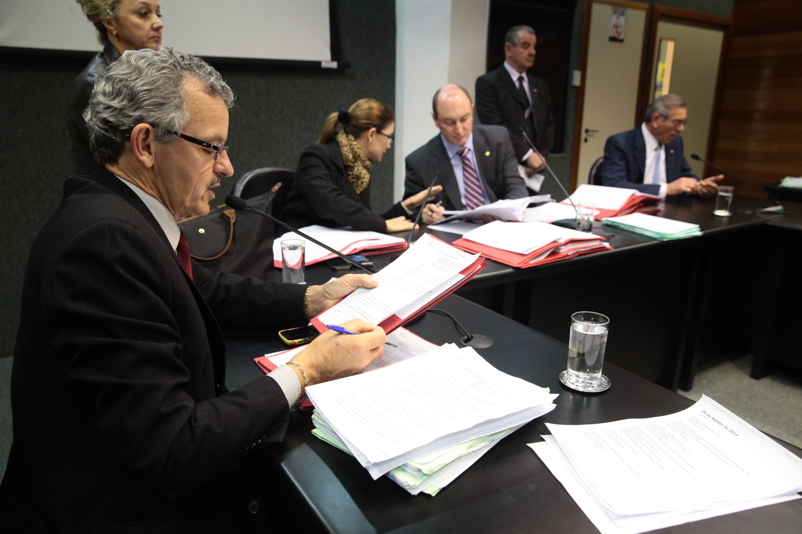 Deputado Dirceu Dresch (PT) - Reunião da Comissão de Trabalho, Administração e Serviço Público. Foto: Miriam Zomer/Agência AL