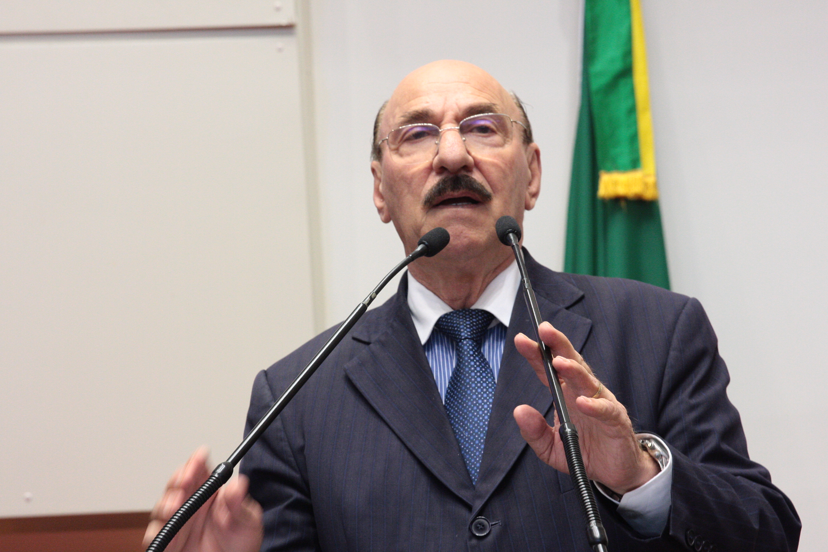 Deputado Manoel Mota (PMDB). Sessão ordinária. Foto: Eduardo Guedes de Oliveira / Agência AL