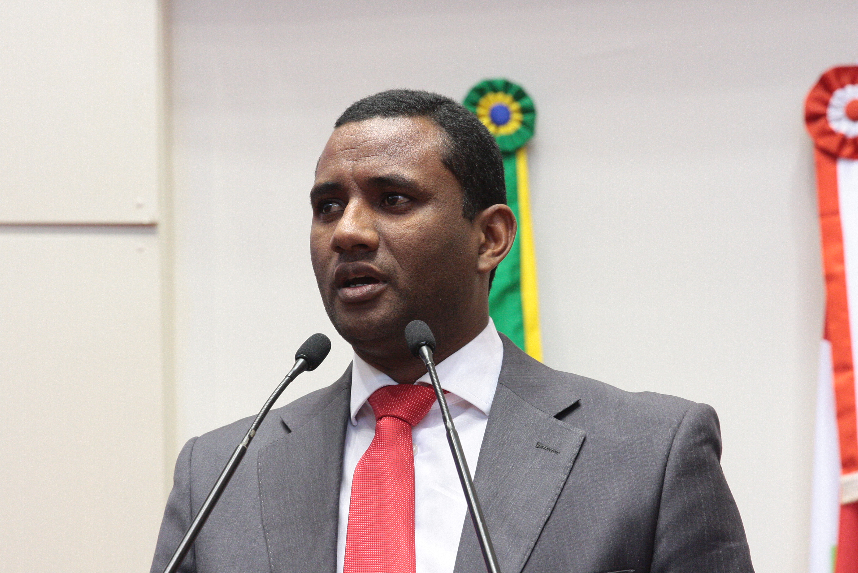 Deputado Sandro Silva (PPS). Sessão ordinária. Foto: Eduardo Guedes de Oliveira / Agência AL