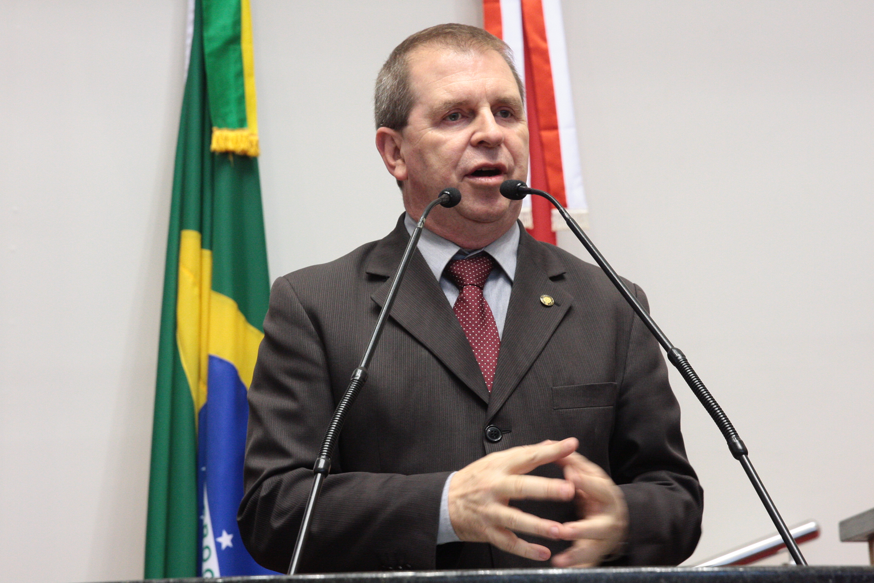 Deputado Maurício Eskudlark (PSD). Sessão ordinária. Foto: Eduardo Guedes de Oliveira / Agência AL