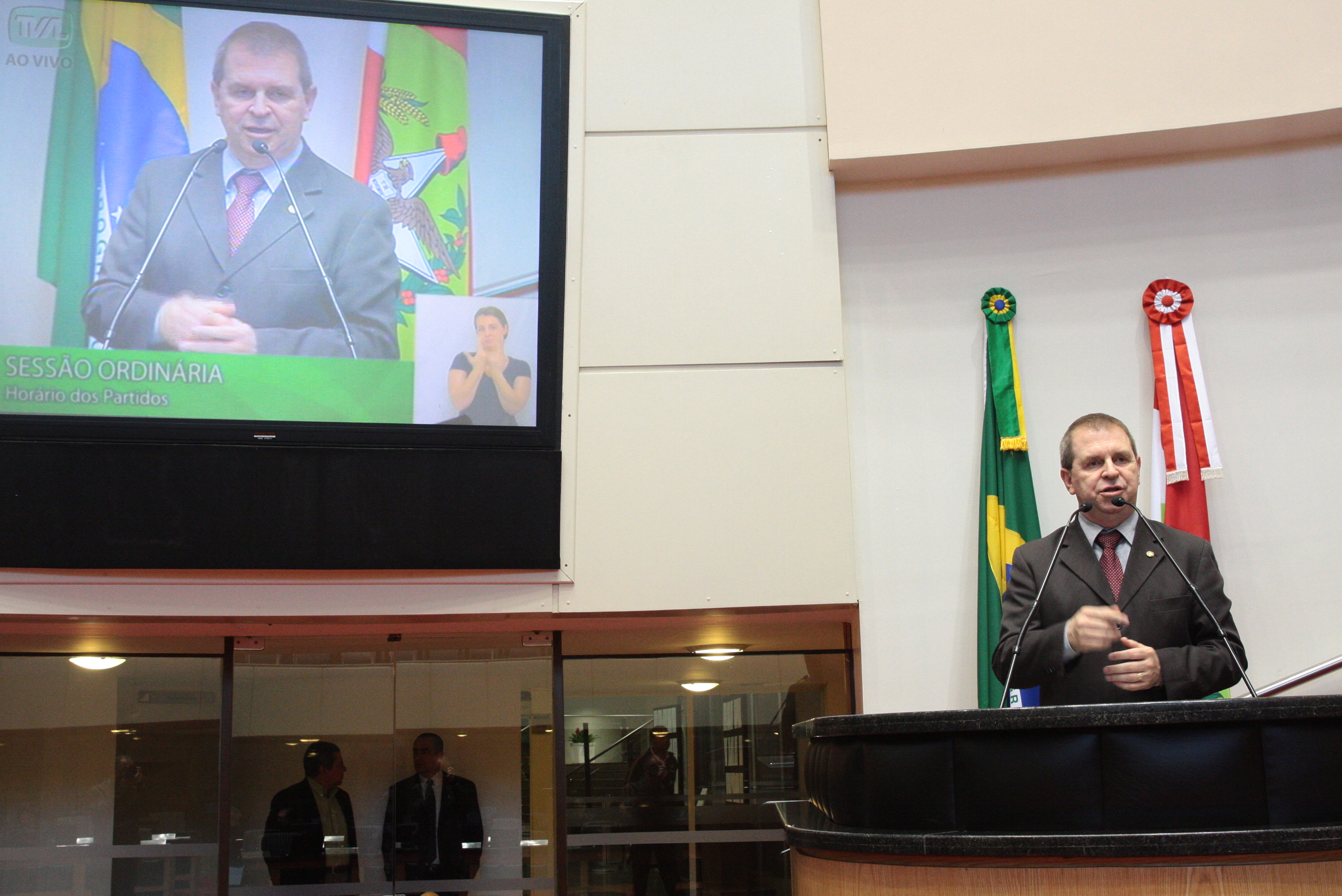 Deputado Maurício Eskudlark (PSD). Sessão ordinária. Foto: Eduardo Guedes de Oliveira / Agência AL
