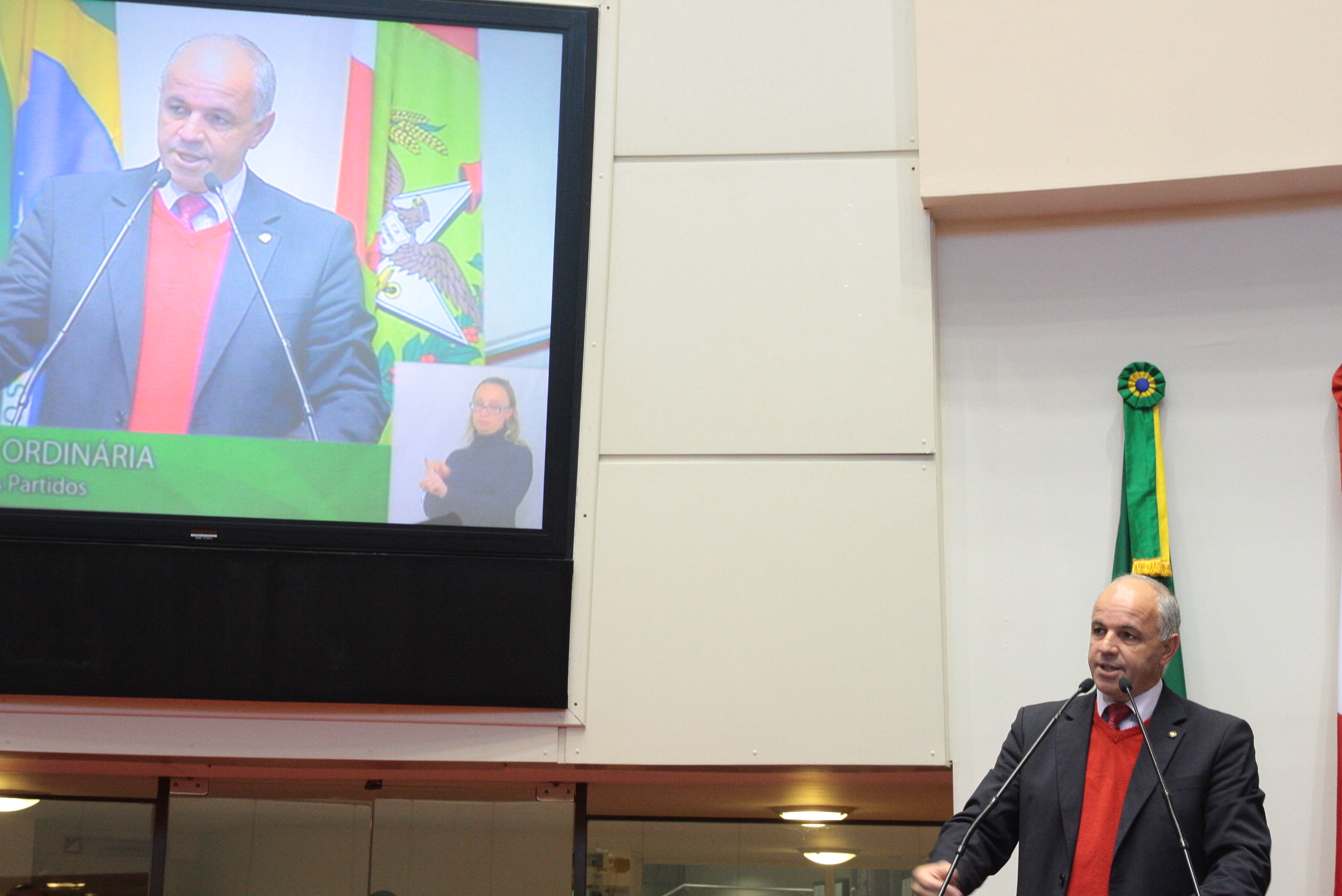 Deputado Sargento Amauri Soares (PSOL). Sessão ordinária. Foto: Eduardo Guedes de Oliveira / Agência AL