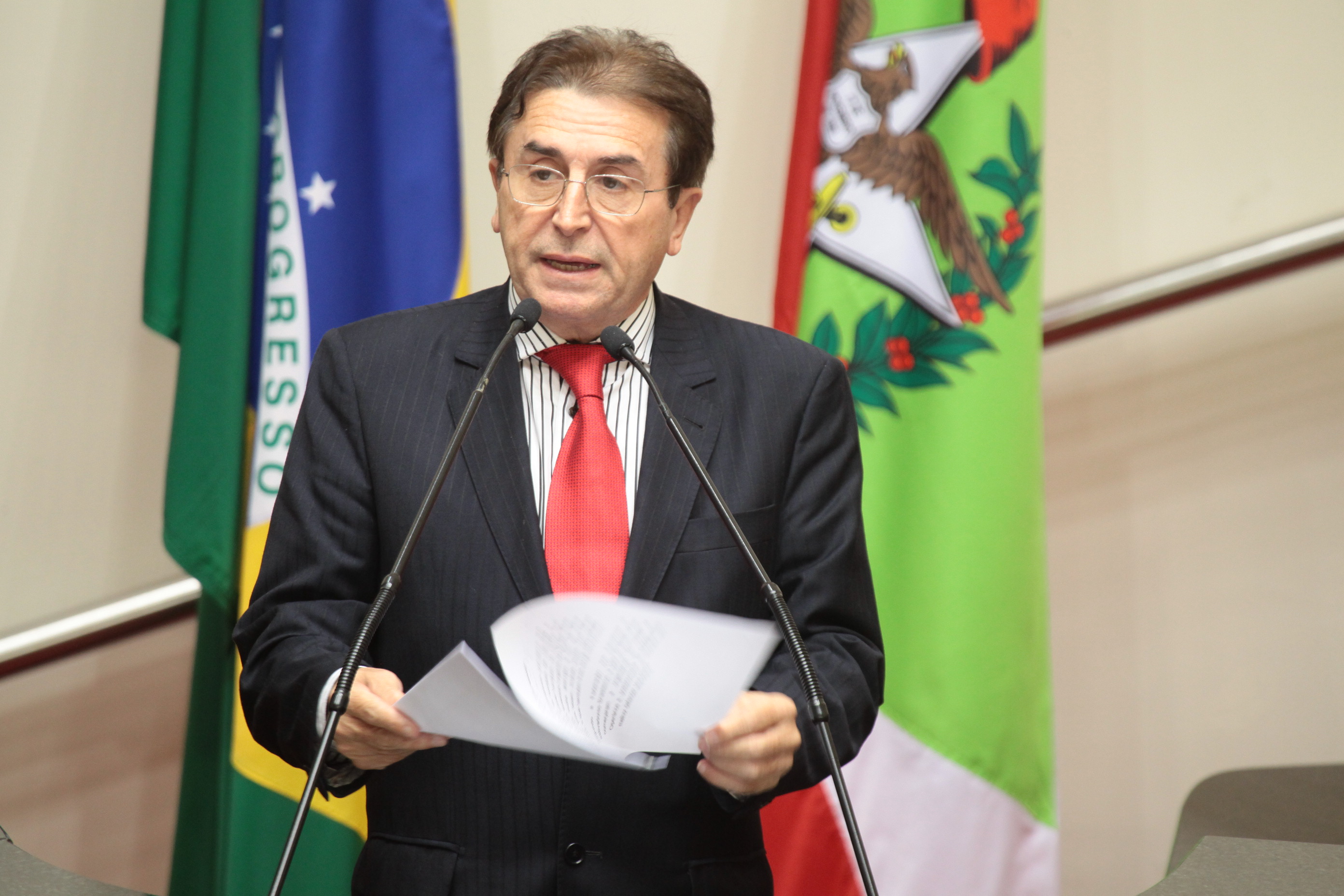 Deputado Antonio Aguiar (PMDB) - Sessão Ordinária. Foto: Miriam Zomer/ Agência AL