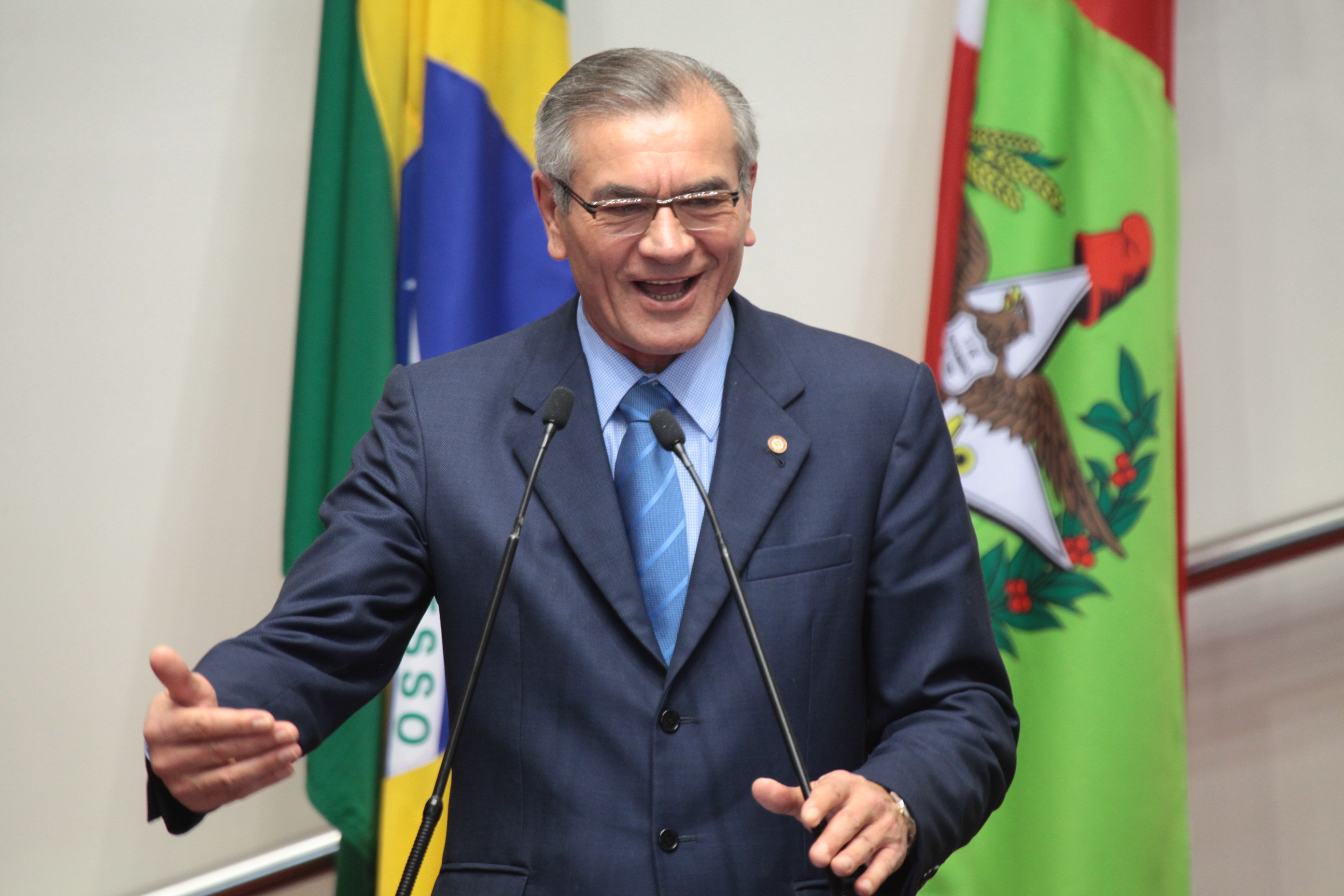 Deputado Silvio Dreveck (PP)  - Sessão Ordinária. Foto: Miriam Zomer/ Agência AL