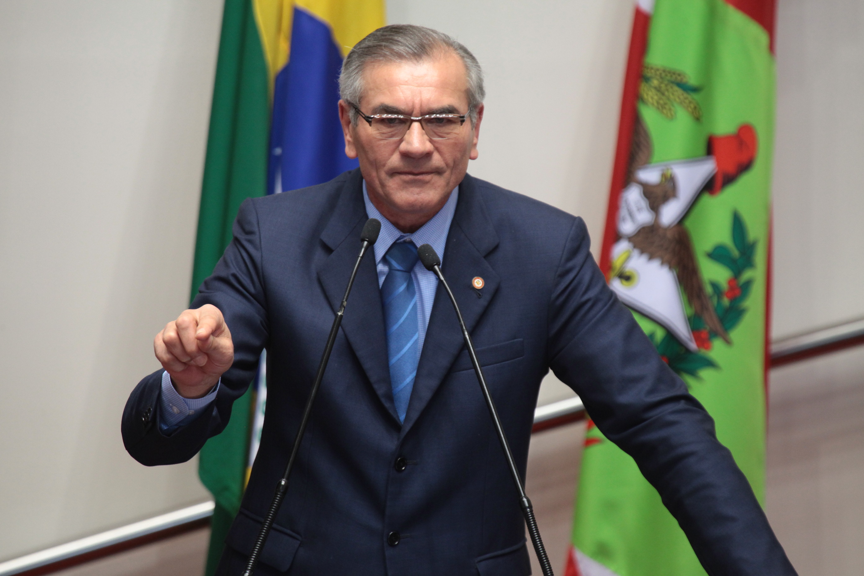 Deputado Silvio Dreveck (PP) - Sessão Ordinária. Foto: Miriam Zomer/ Agência AL