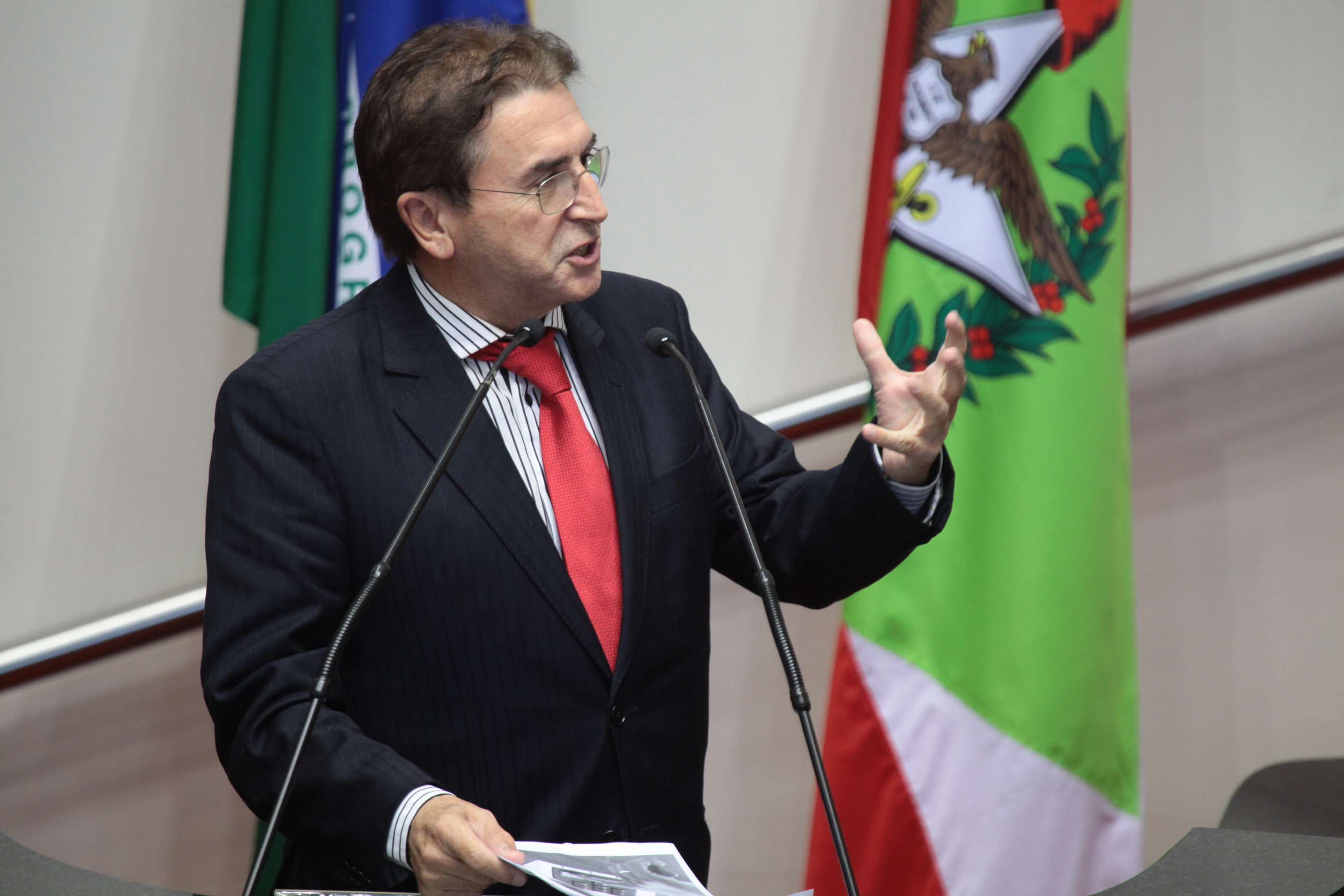 Deputado Antonio Aguiar (PMDB) - Sessão Ordinária. Foto: Miriam Zomer/ Agência AL