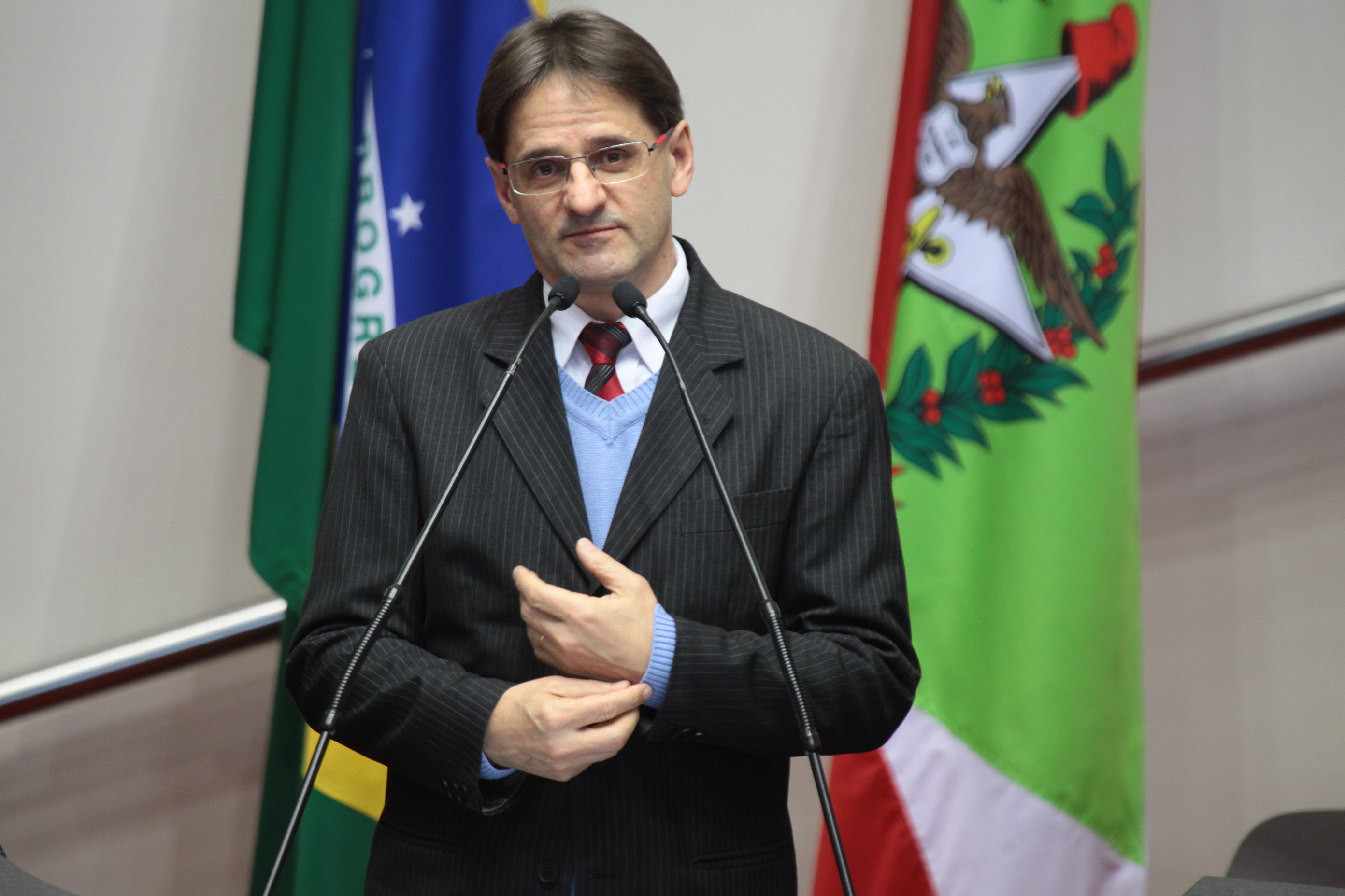 Deputado Neodi Saretta (PT) - Sessão Ordinária. Foto: Miriam Zomer/ Agência AL