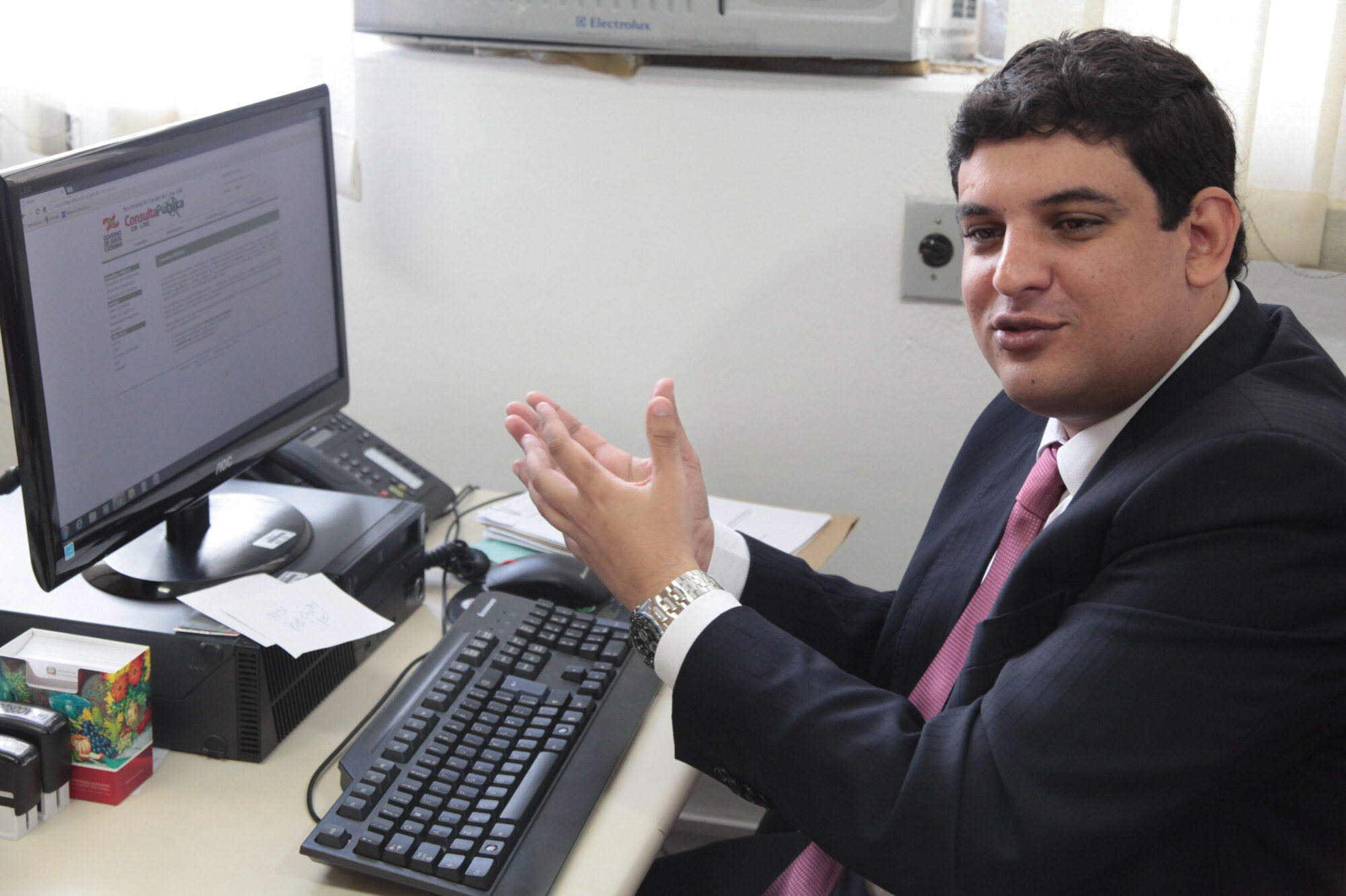 Secretário executivo Rodrigo Mello da Rosa FOTO: Juliana Stadnik/Agência AL