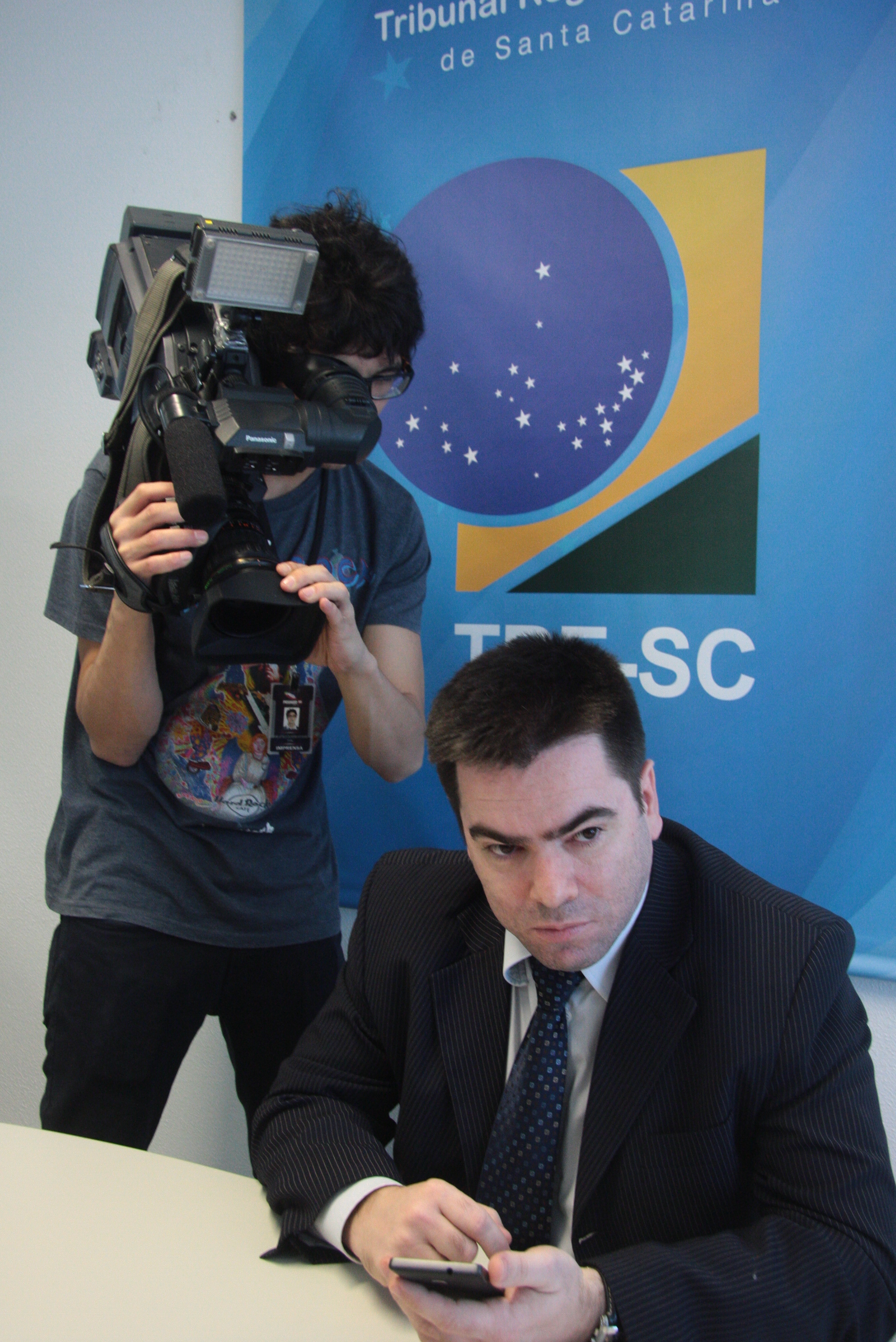 Secretário de tecnologia de Informação, Renato de Avila Pacheco. Aplicativo TSE. Foto: Eduardo Guedes de Oliveira / Agência AL