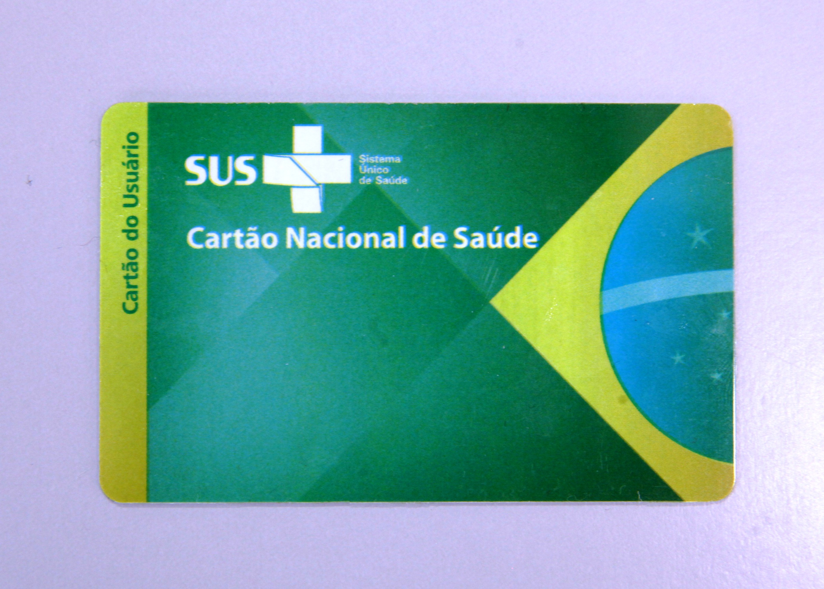 Novo cartão do SUS   Foto Carlos Kilian/Agência AL