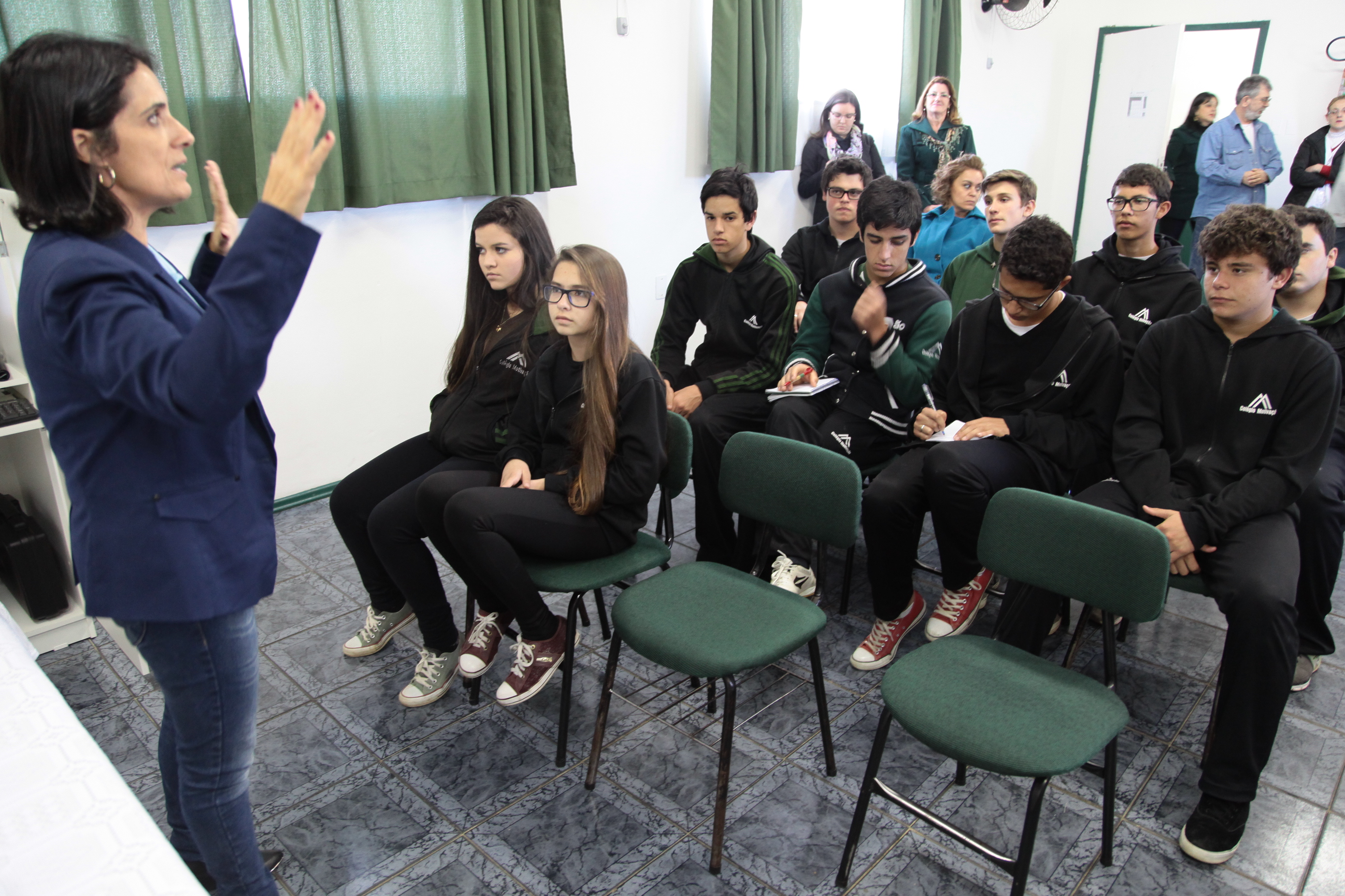 Parlamento Jovem em Correia Pinto. Foto: Miriam Zomer/Agência AL