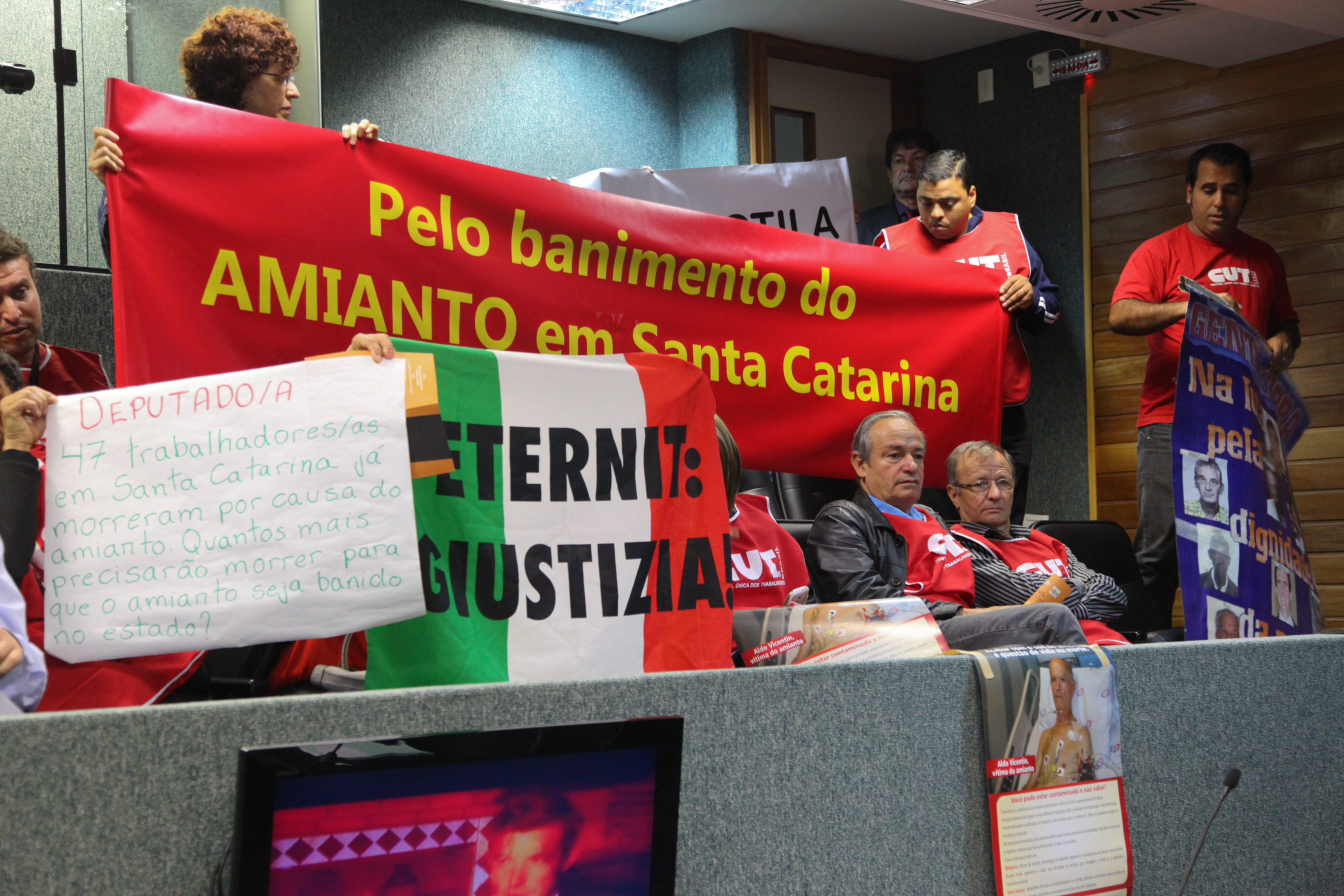 Reunião da Comissão de Constituição e Justiça. Votação do Amianto. Foto: Juliana Stadnik / Agência AL