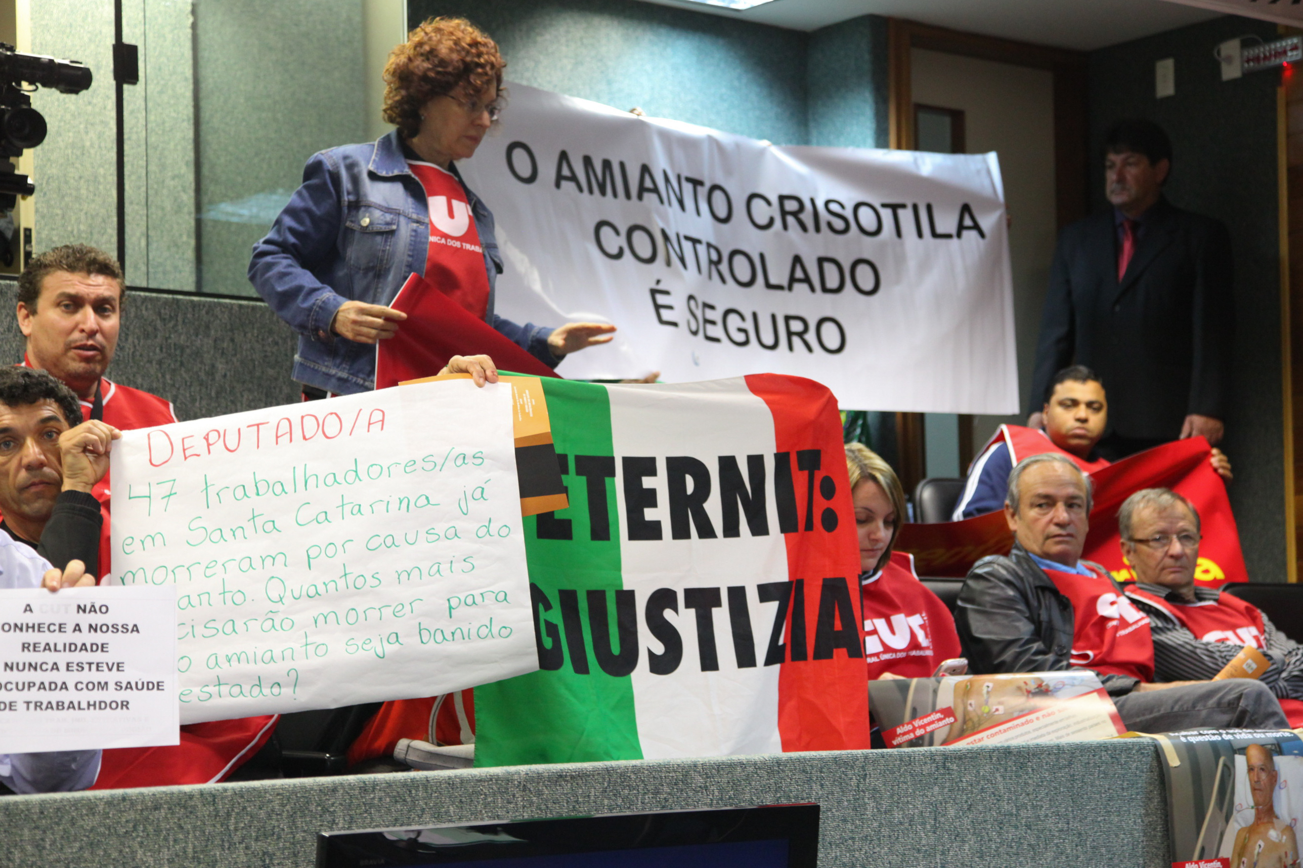 Reunião da Comissão de Constituição e Justiça. Votação do Amianto. Foto: Juliana Stadnik / Agência AL