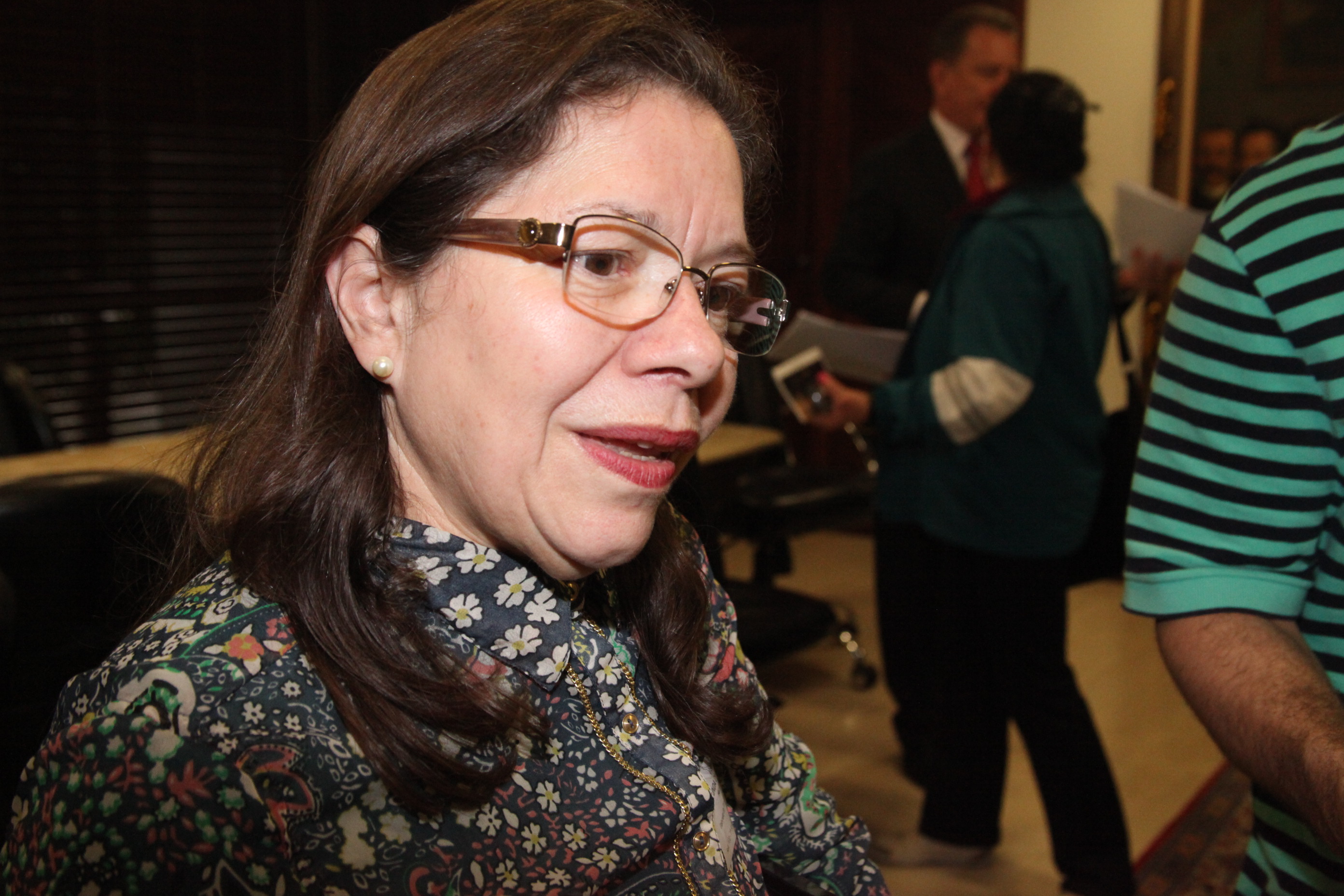 Clarinda da Luz Durigon - coordenadora estadual das plenárias dos Conselhos de Saúde. Foto: Fábio Queiroz / Agência AL