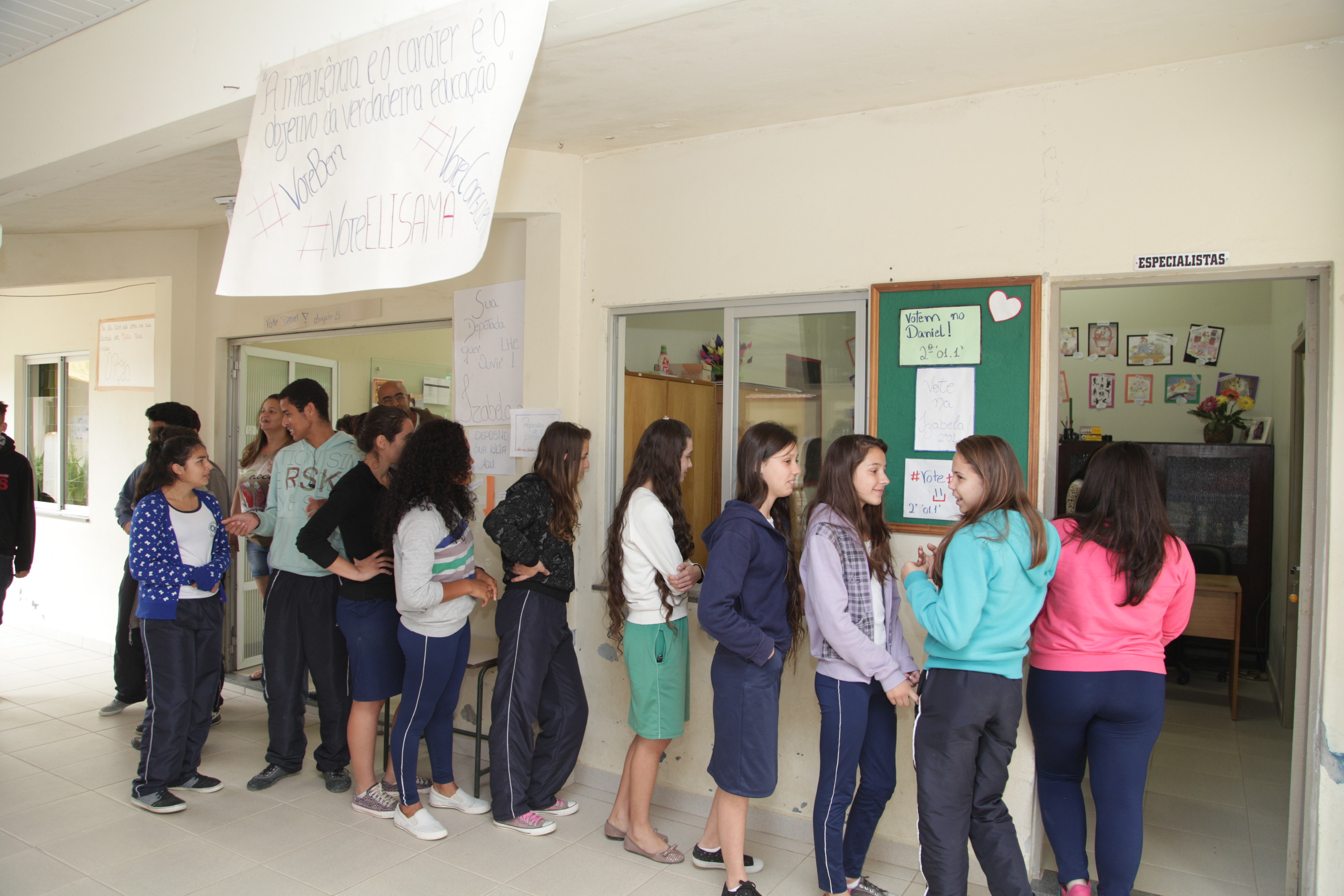 Eleições do Parlamento Jovem - Escola Estadual Olívia Bastos