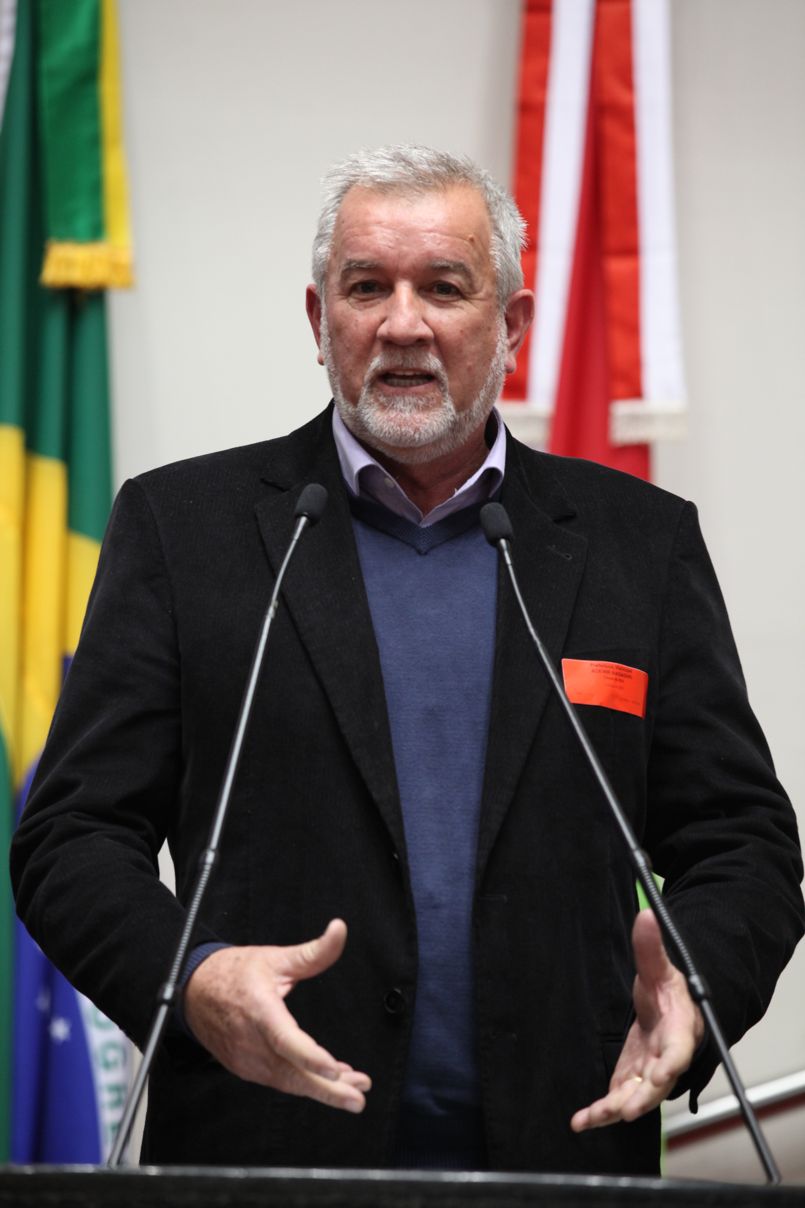 Lançamento da Cocal Fest. Prefeito de Cocal do Sul. Fotos: Carlos Kilian/Alesc