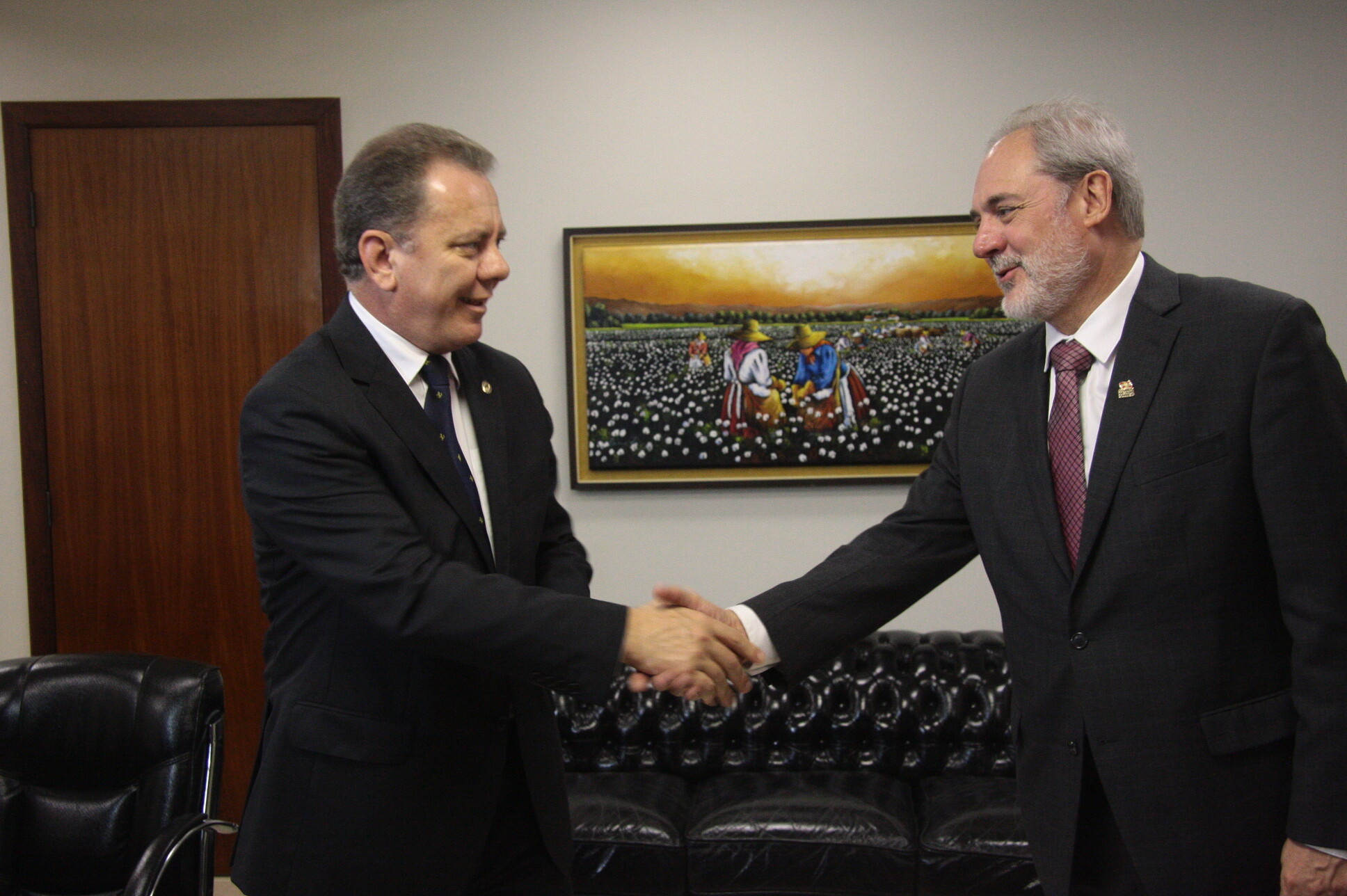 Governador em exercício visita Parlamento