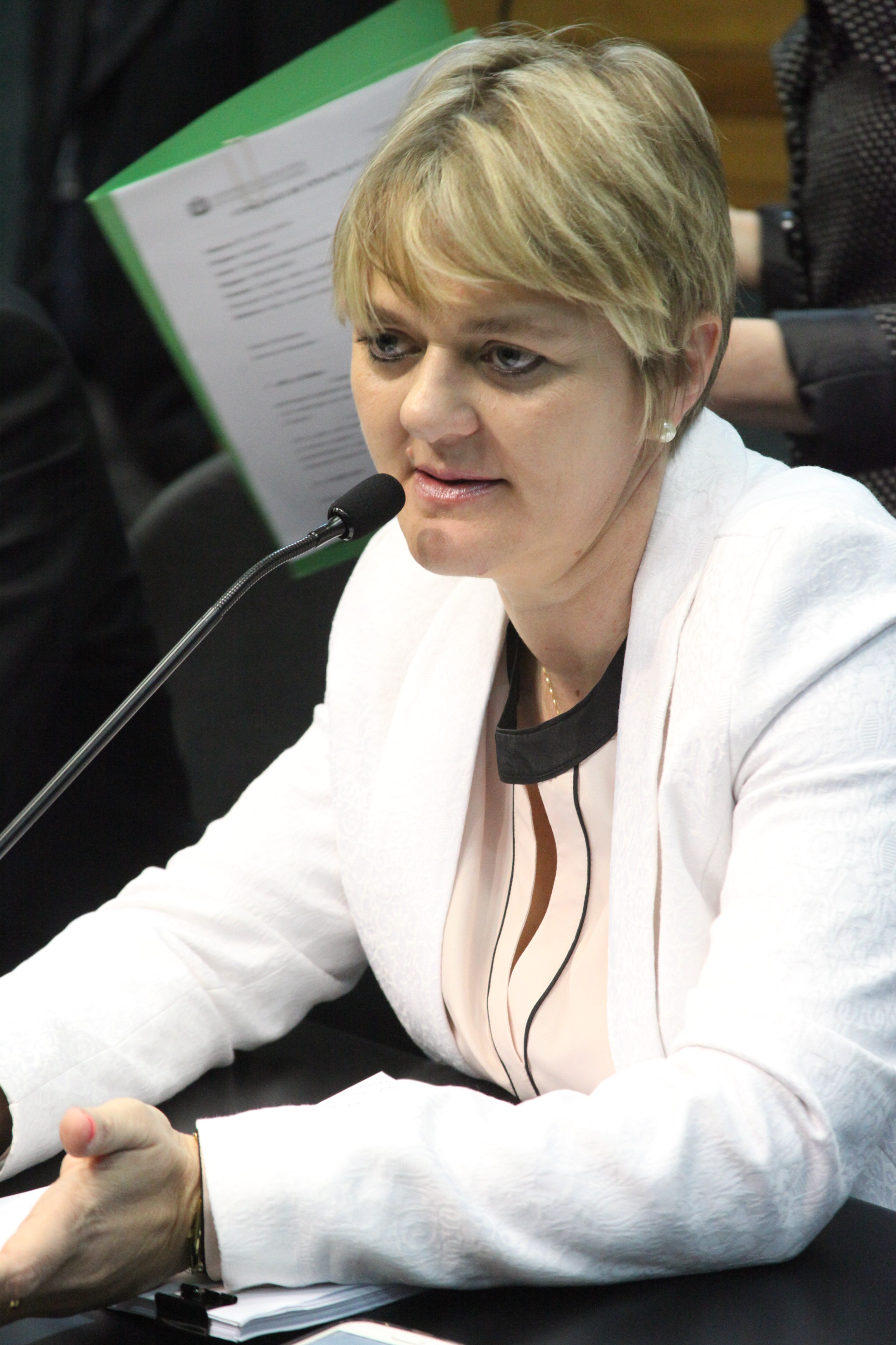 Deputada Luciane Carminatti (PT). Reunião da Comissão de Finanças e Tributação. Foto: Fábio Queiroz / Agência AL