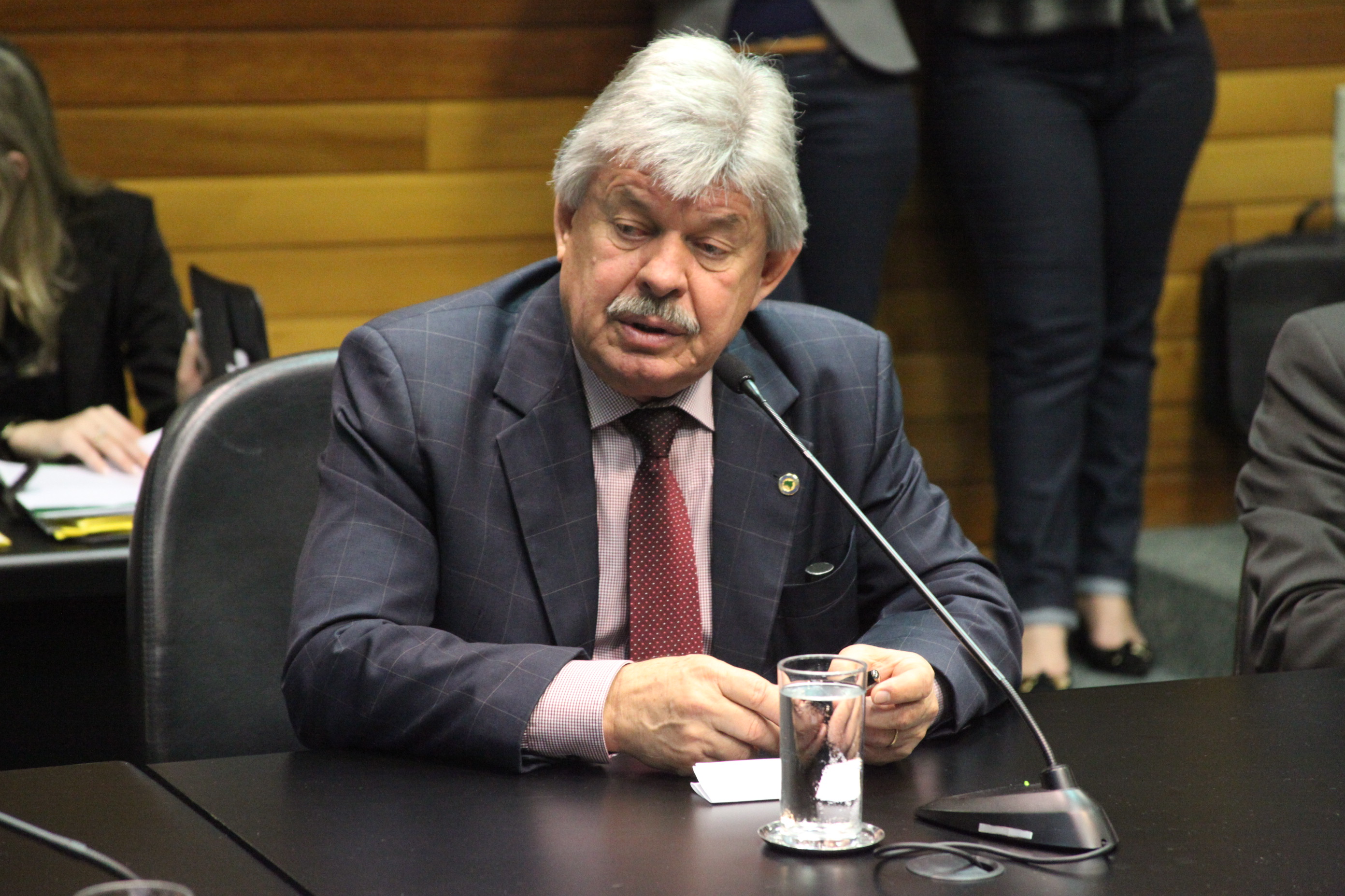 Deputado Reno Caramori (PP). Reunião da Comissão de Finanças e Tributação. Foto: Fábio Queiroz / Agência AL