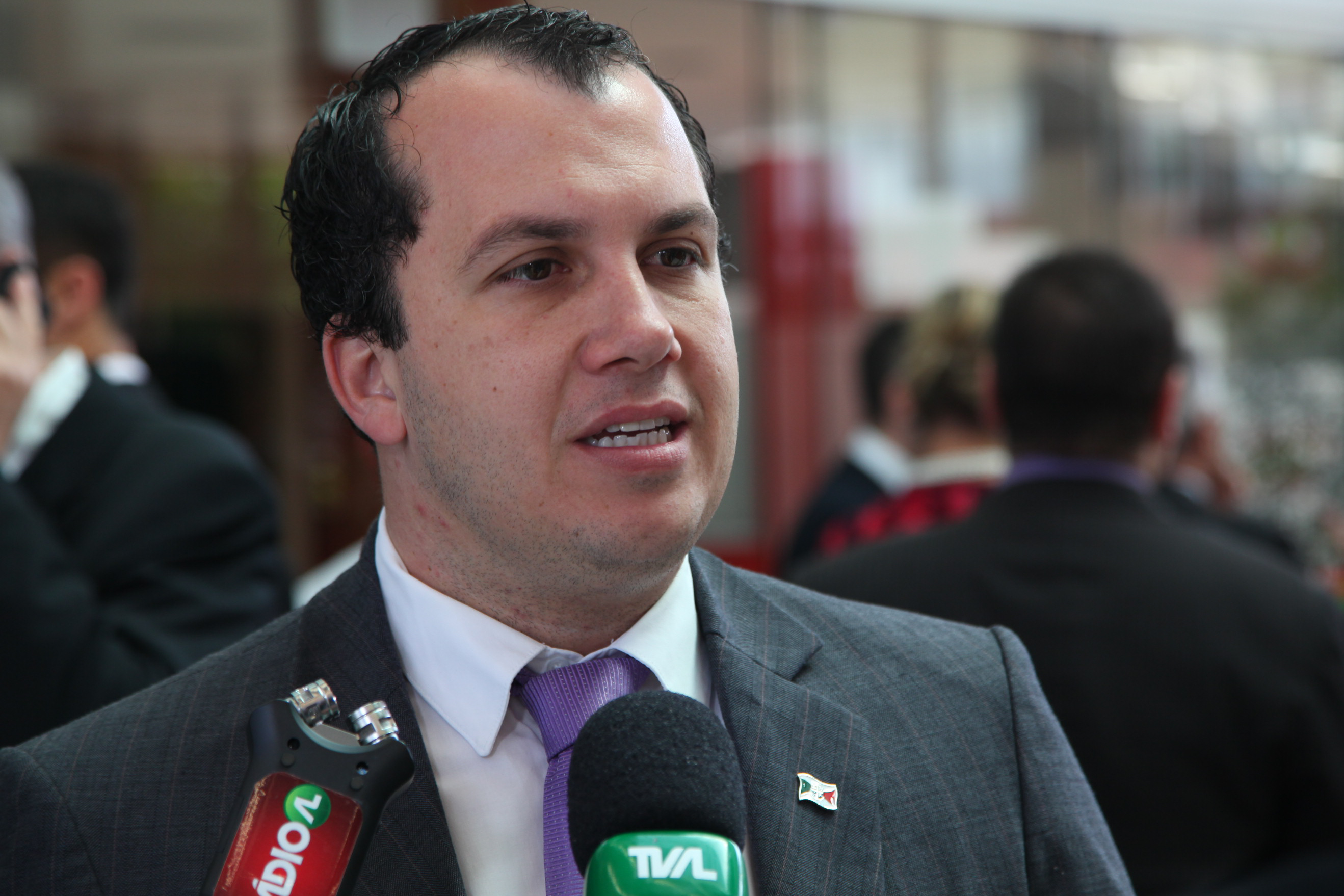 Camilo Martins - Prefeito de Palhoça - Sanção da Lei Região Metropolitana - Foto: Juliana Stadnik / Agência AL