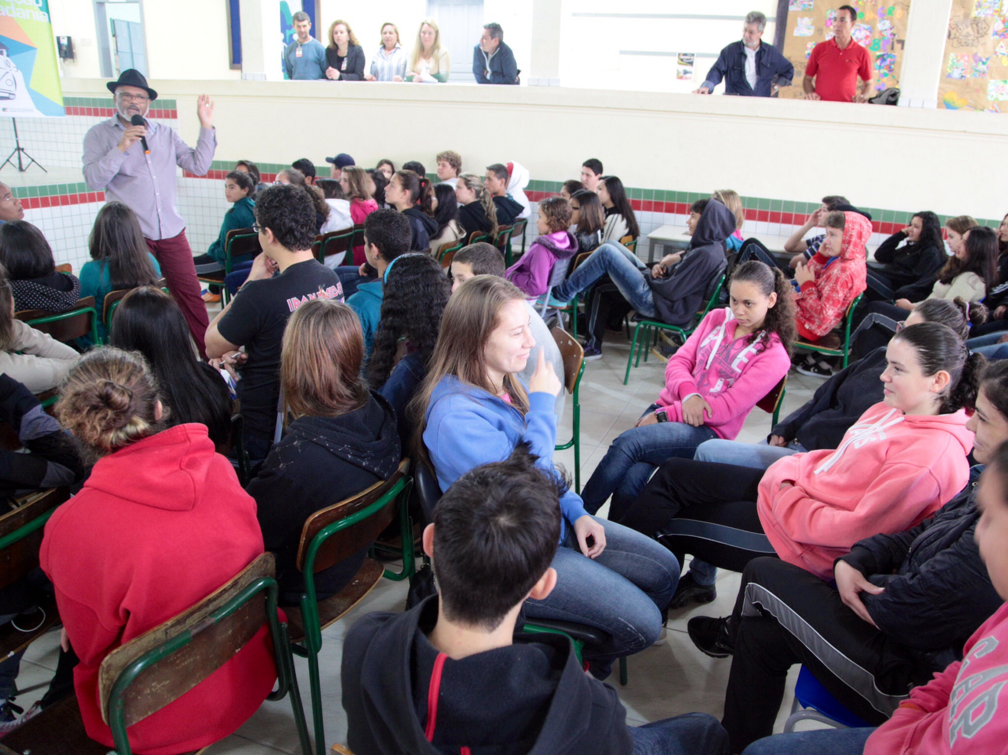 Caravana da Educação para Cidadania em Porto União-SC.