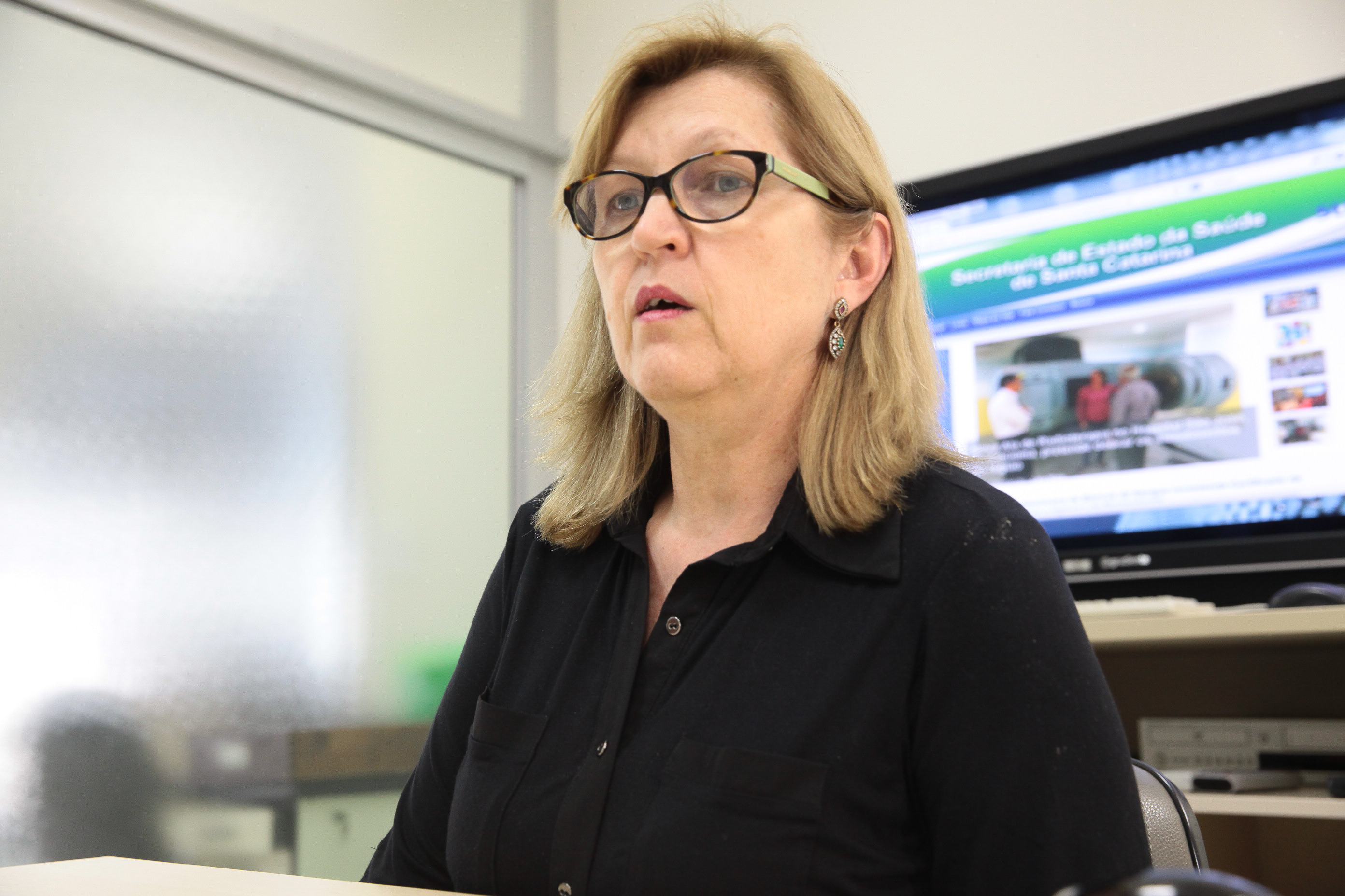 Marlene Bonow Oliveira, fala sobre o Sistema de Classificação de Risco. Foto: Miriam Zomer/Agência AL