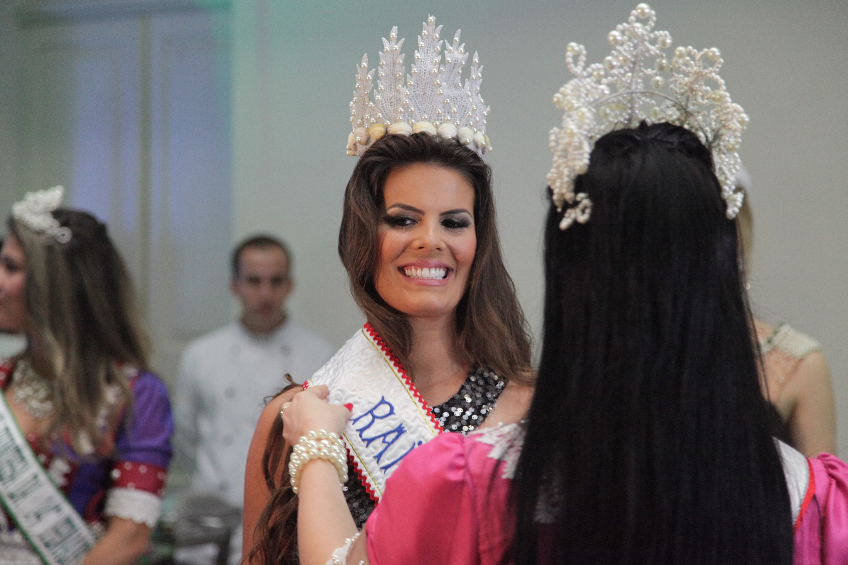 Lançamento da 15ª Fenaostra. Rainha eleita, Violeta Bela da Silveira