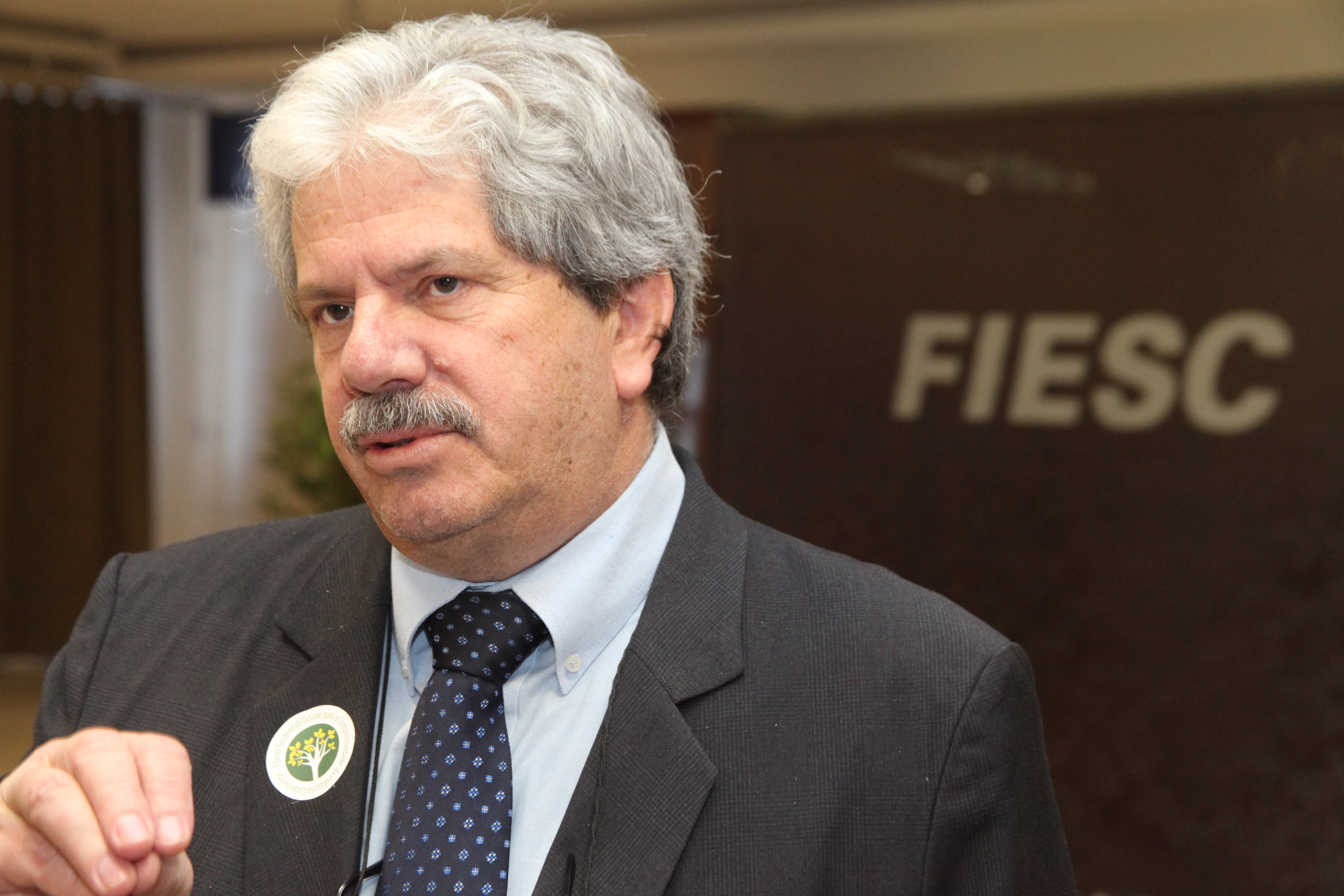 José Lourival Magri - coordenador da câmara ambiental da FIESC. Seminário sobre saneamento. Foto: Fábio Queiroz / Agência AL