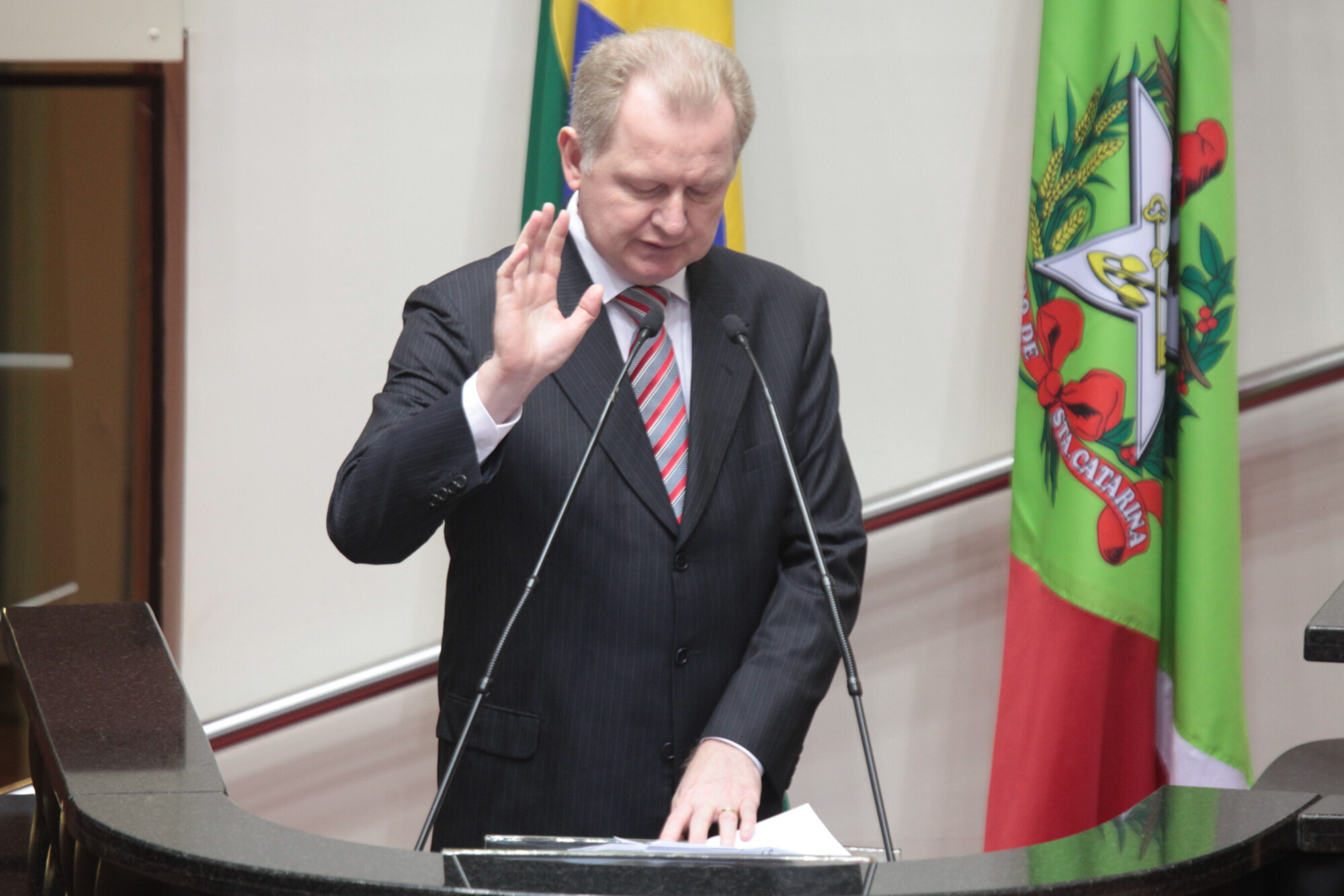 Carlos Stüpp, suplente do PSDB, que exerceu o mandato por 60 dias neste ano. FOTO: Juliana Stadnik/Agência AL