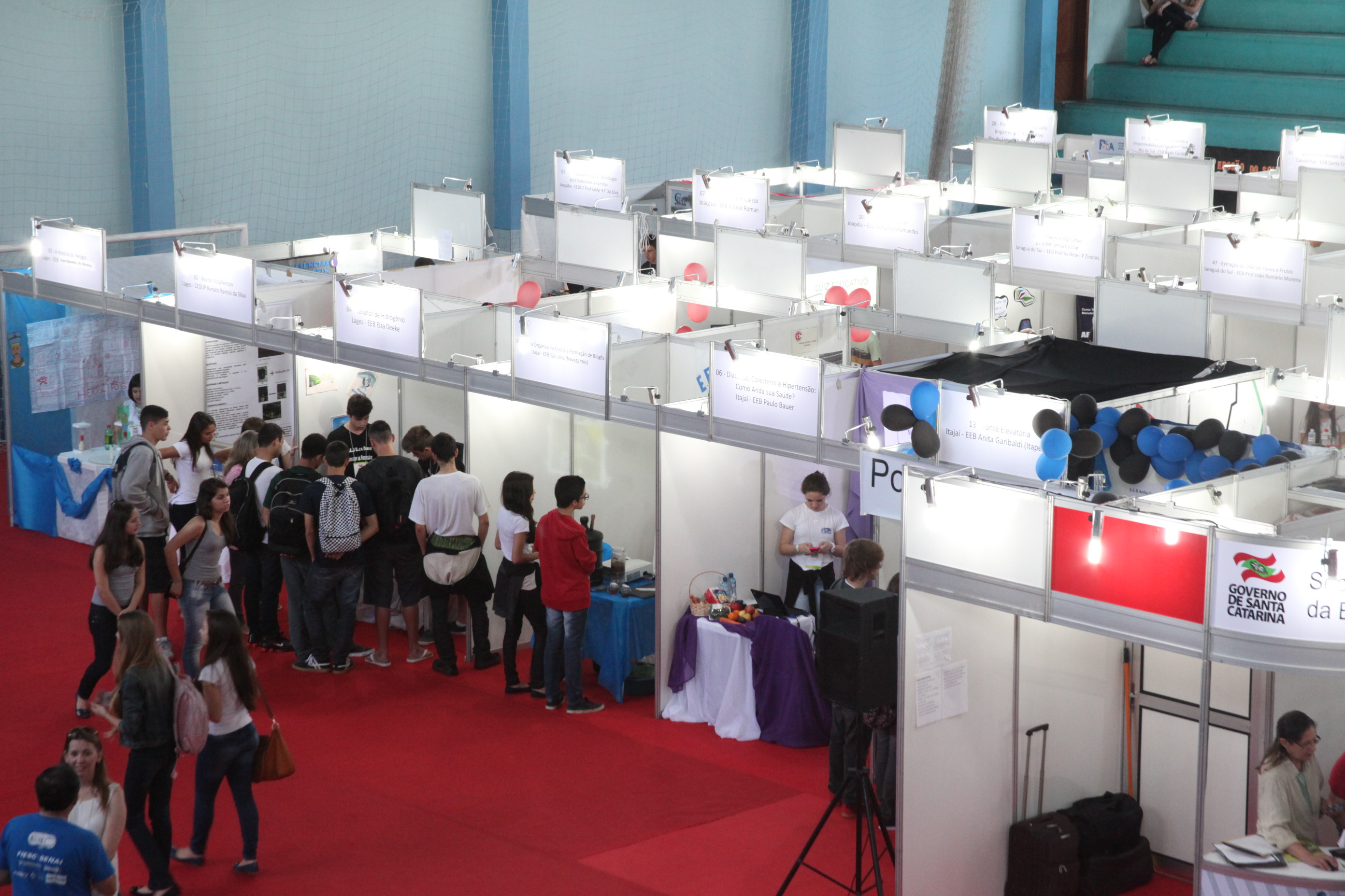 IX Feira Estadual de Ciência e Tecnologia da Educação Básica. Foto: Fábio Queiroz / Agência AL