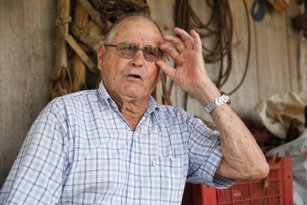 José Pinto ex- proprietário rural presta depoimento à Comissão da Verdade em Papanduva SC  Foto Carlos Kilian/Agência AL