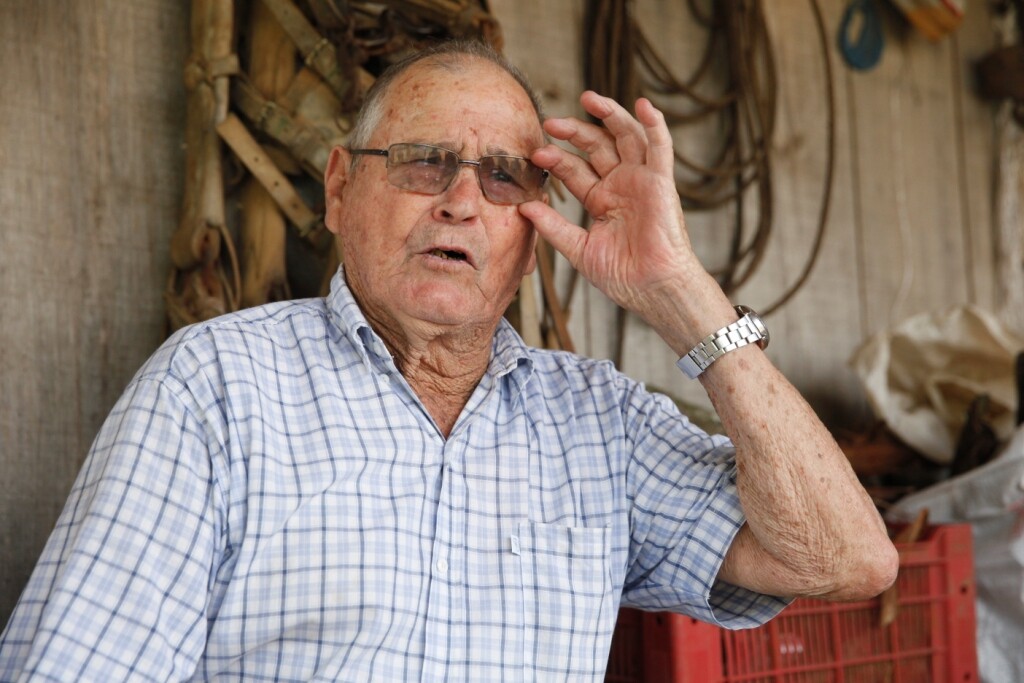 José Pinto, cuja família teve as terras desapropriadas