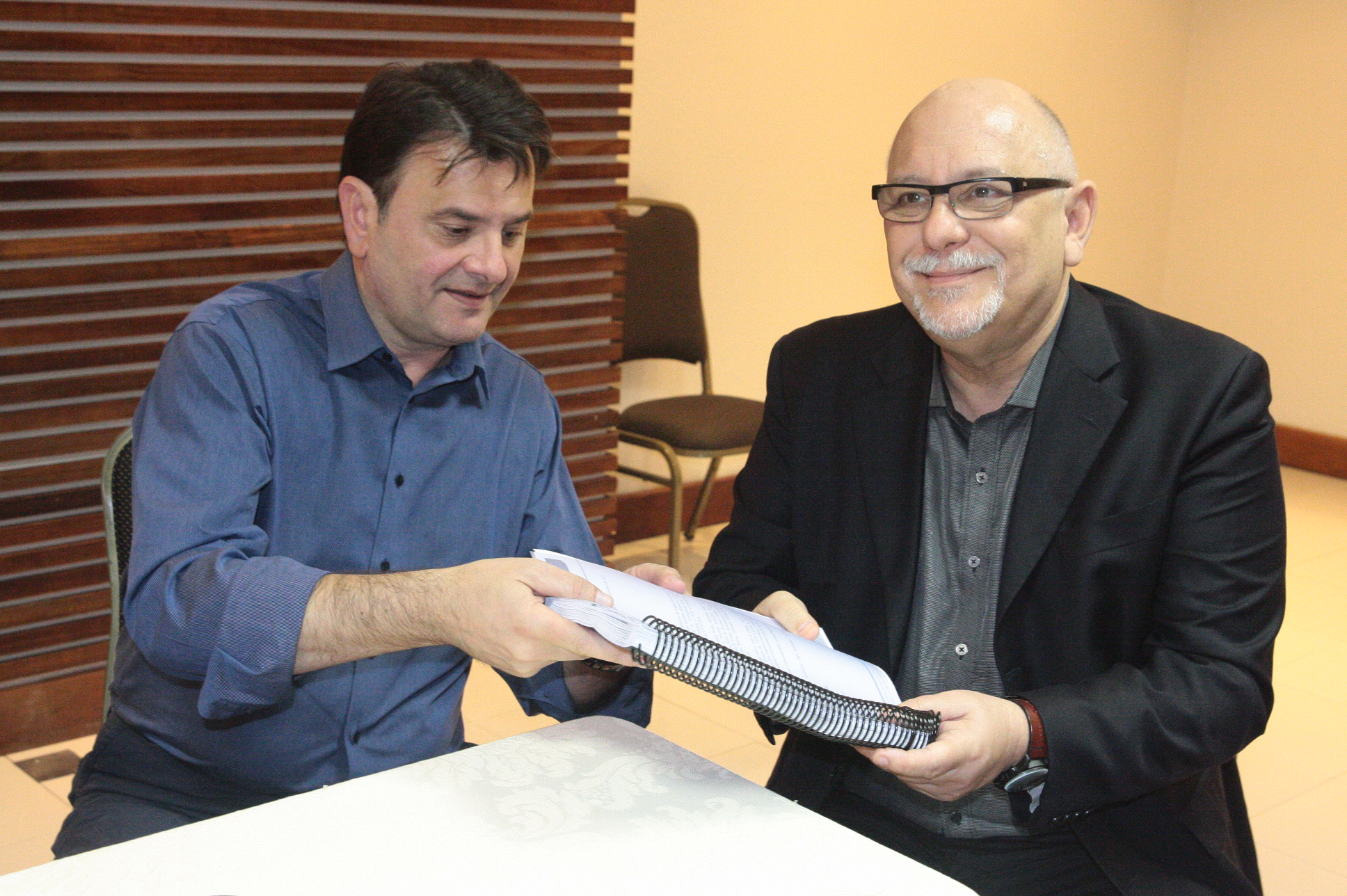 Reunião sobre a catástrofe em Lages. Foto: Eduardo Guedes de Oliveira / Agência AL