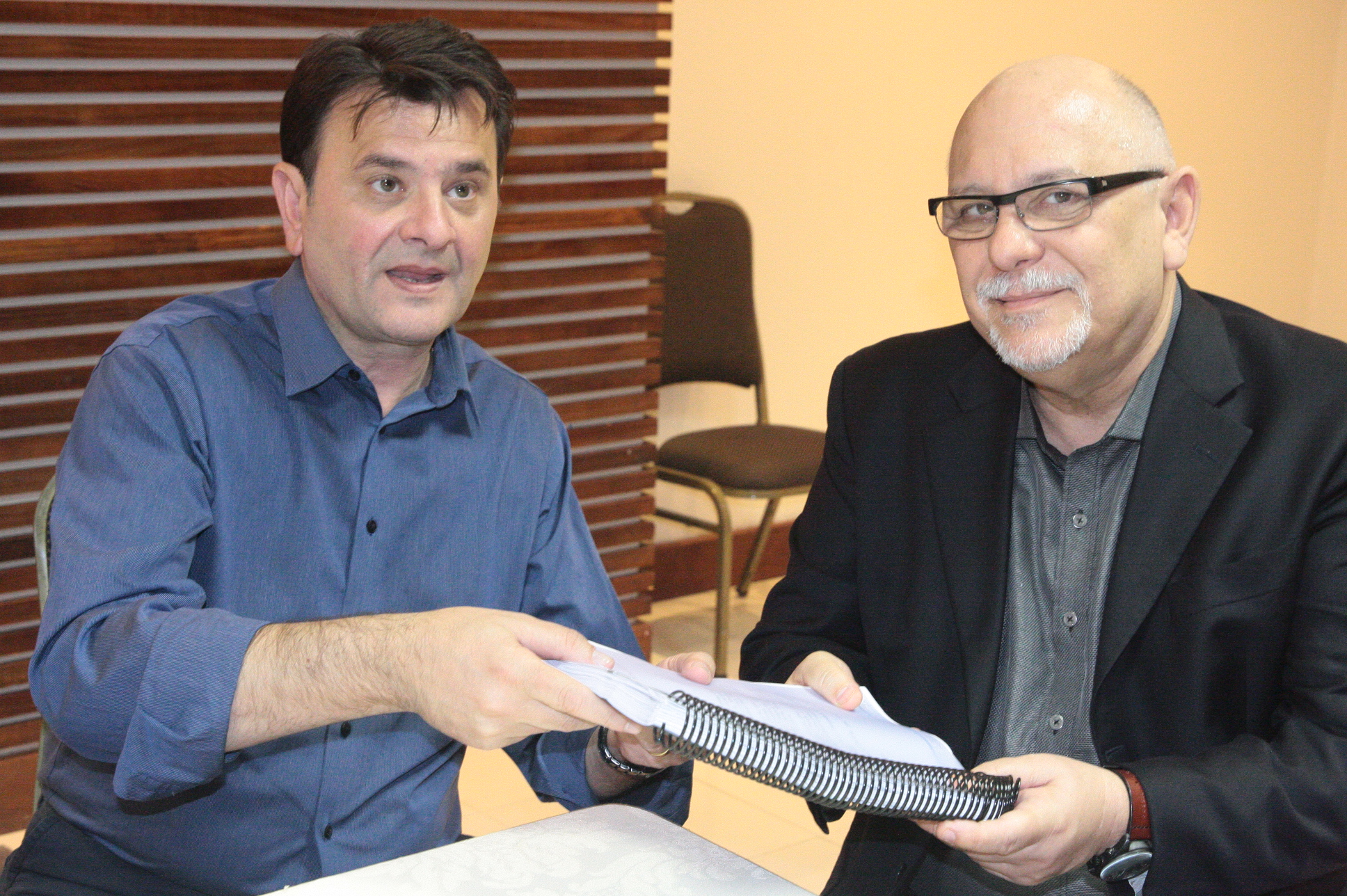 Reunião sobre a catástrofe em Lages. Foto: Eduardo Guedes de Oliveira / Agência AL