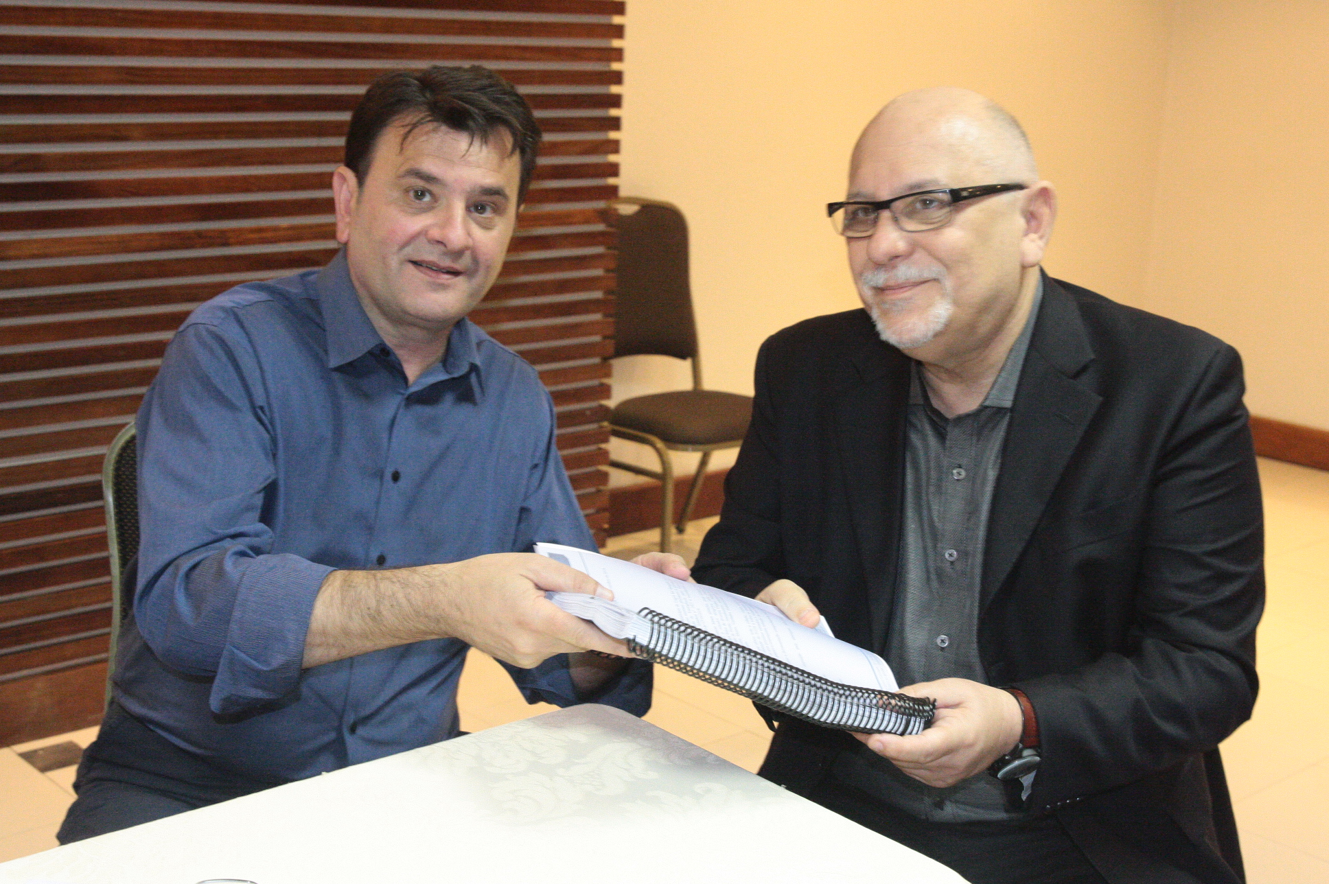 Reunião sobre a catástrofe em Lages. Foto: Eduardo Guedes de Oliveira / Agência AL