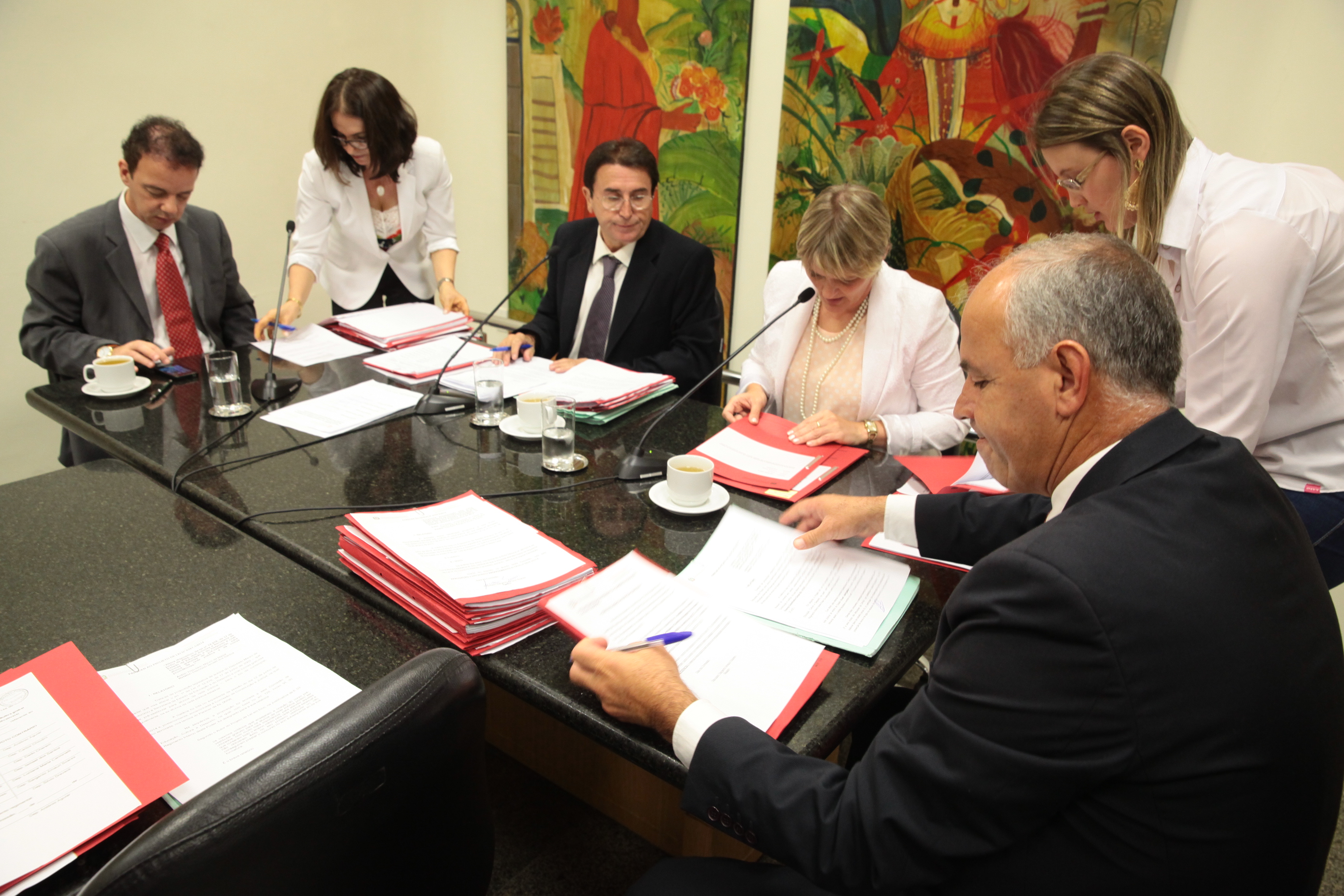 Reunião da Comissão de Educação. Foto: Miriam Zomer/ Agência AL