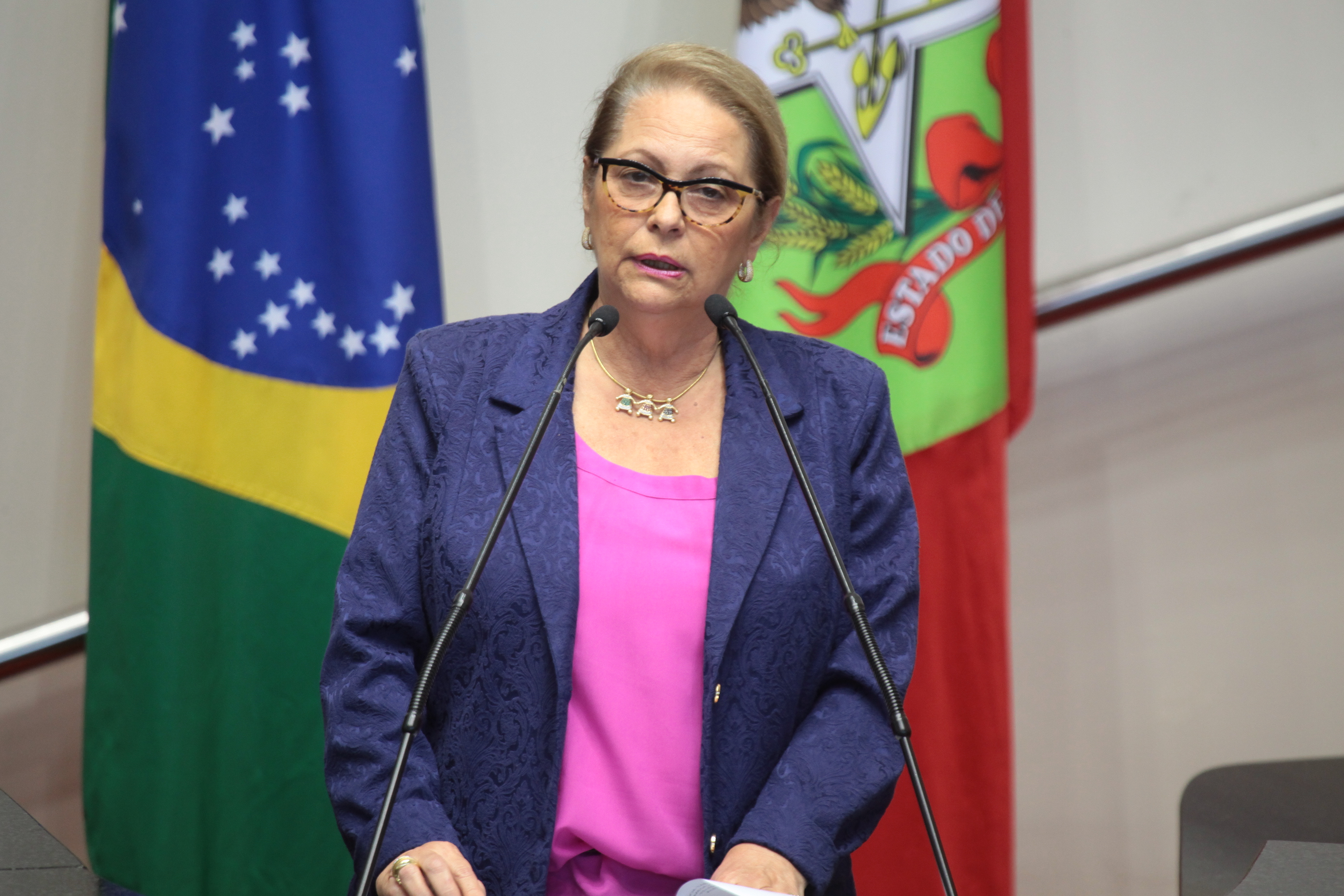 Deputada Ada de Luca PMDB) - Sessão Ordinária - Plenário Osni Regis. Foto: Miriam Zomer/Agência AL