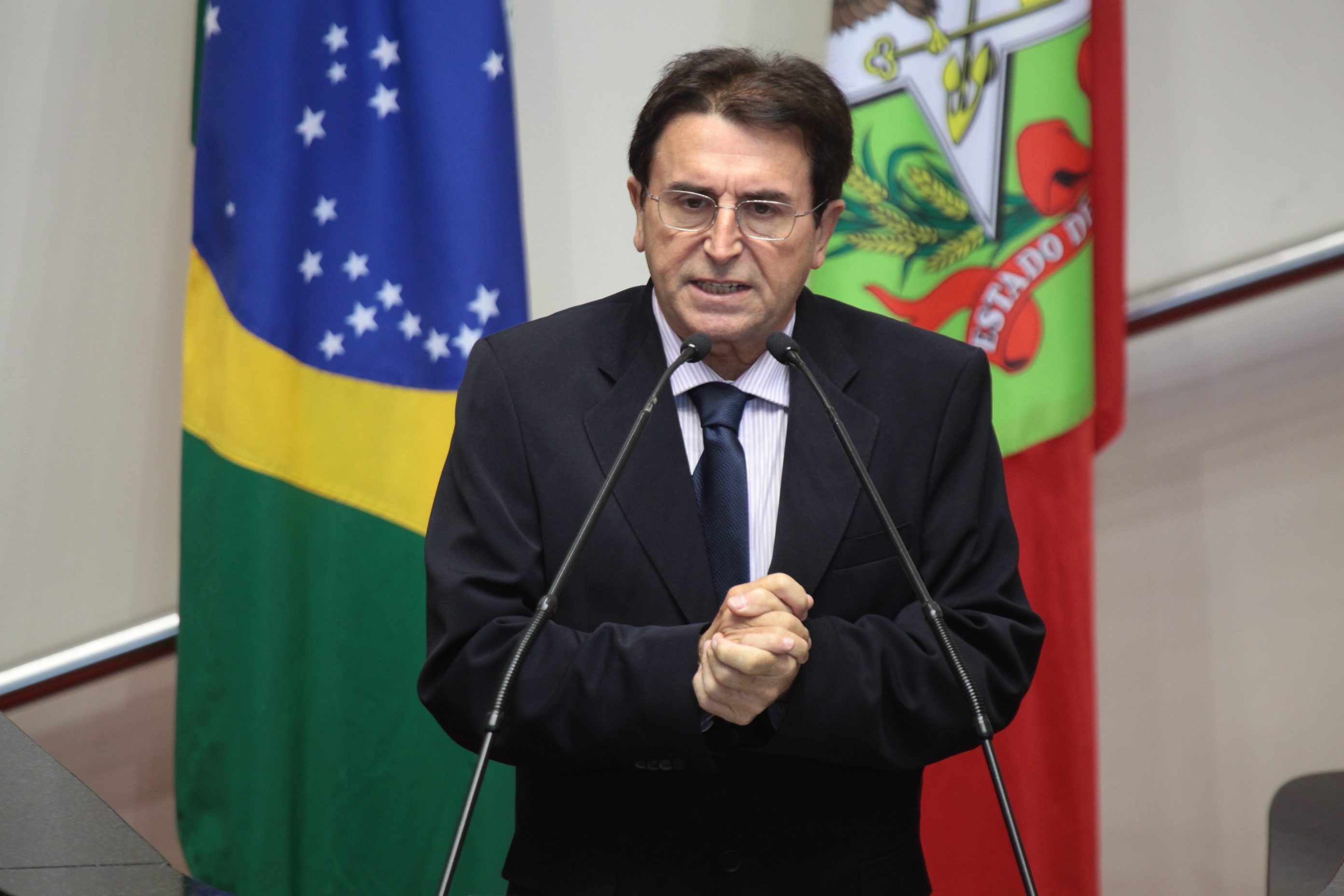 Deputado Antonio Aguiar (PMDB) - Sessão Ordinária - Plenário Osni Regis. Foto: Miriam Zomer/Agência AL