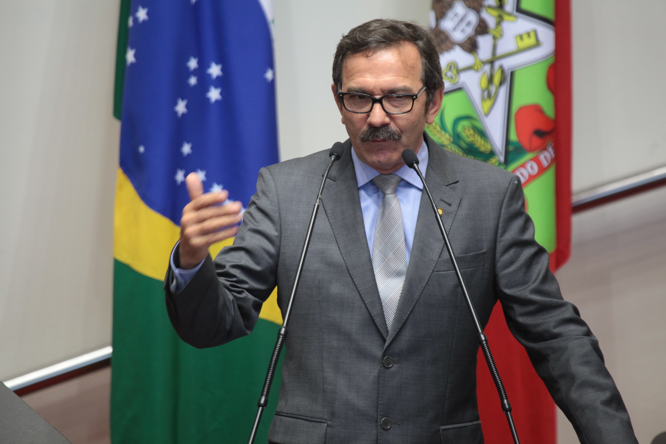 Deputado Serafim Venzon (PSDB) - Sessão Ordinária - Plenário Osni Regis. Foto: Miriam Zomer/Agência AL