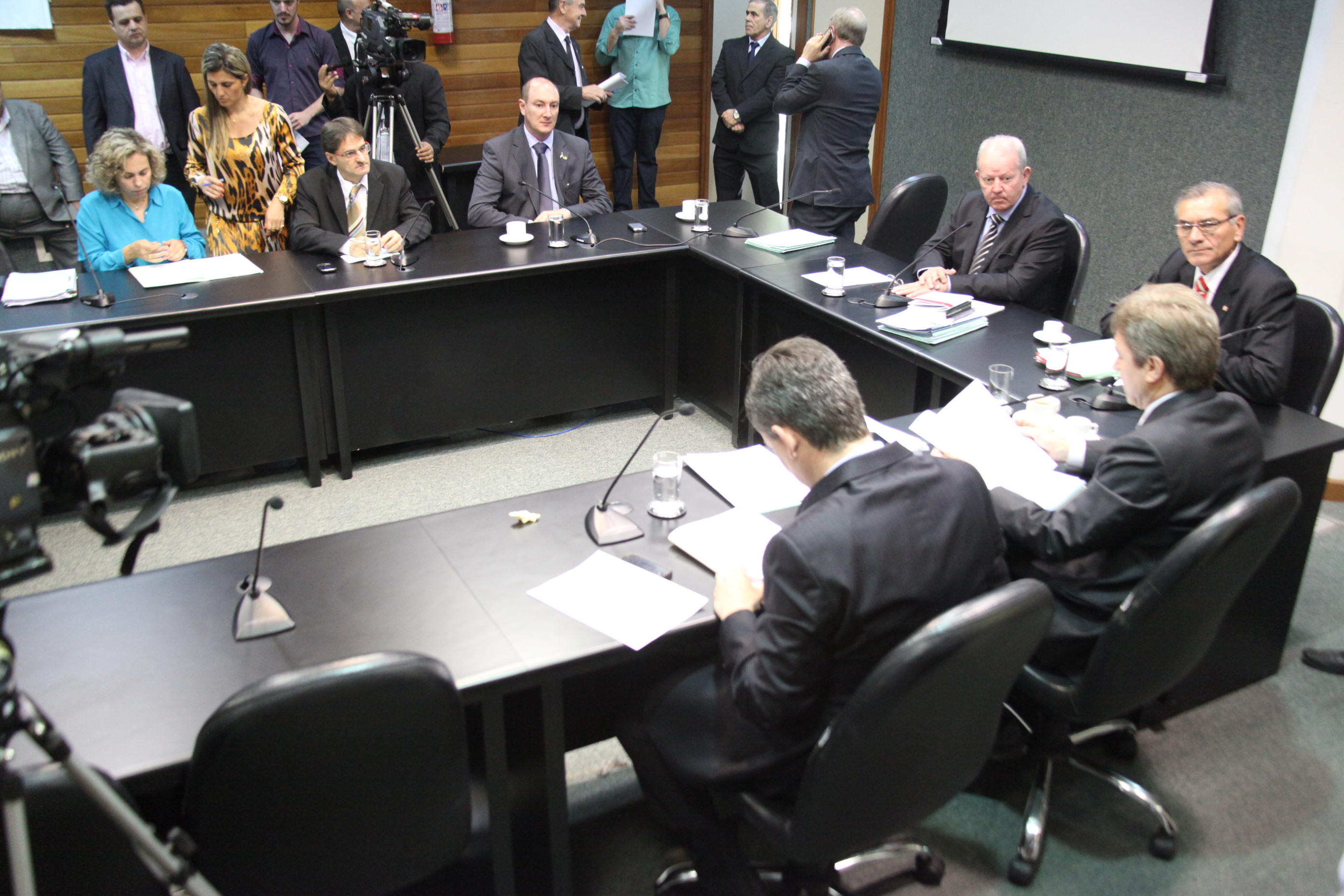 Reunião da Comissão de Constituição e Justiça. Foto: Fábio Queiroz / Agência AL