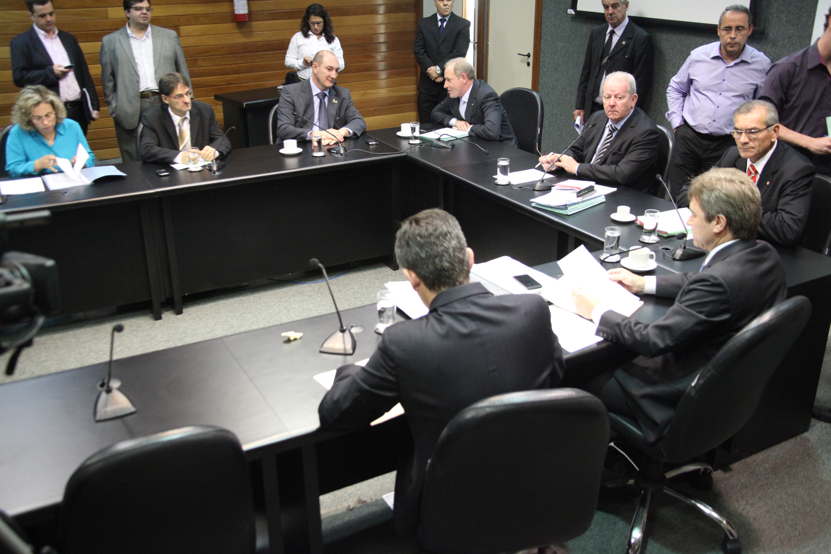 Reunião da Comissão de Constituição e Justiça. Foto: Fábio Queiroz / Agência AL