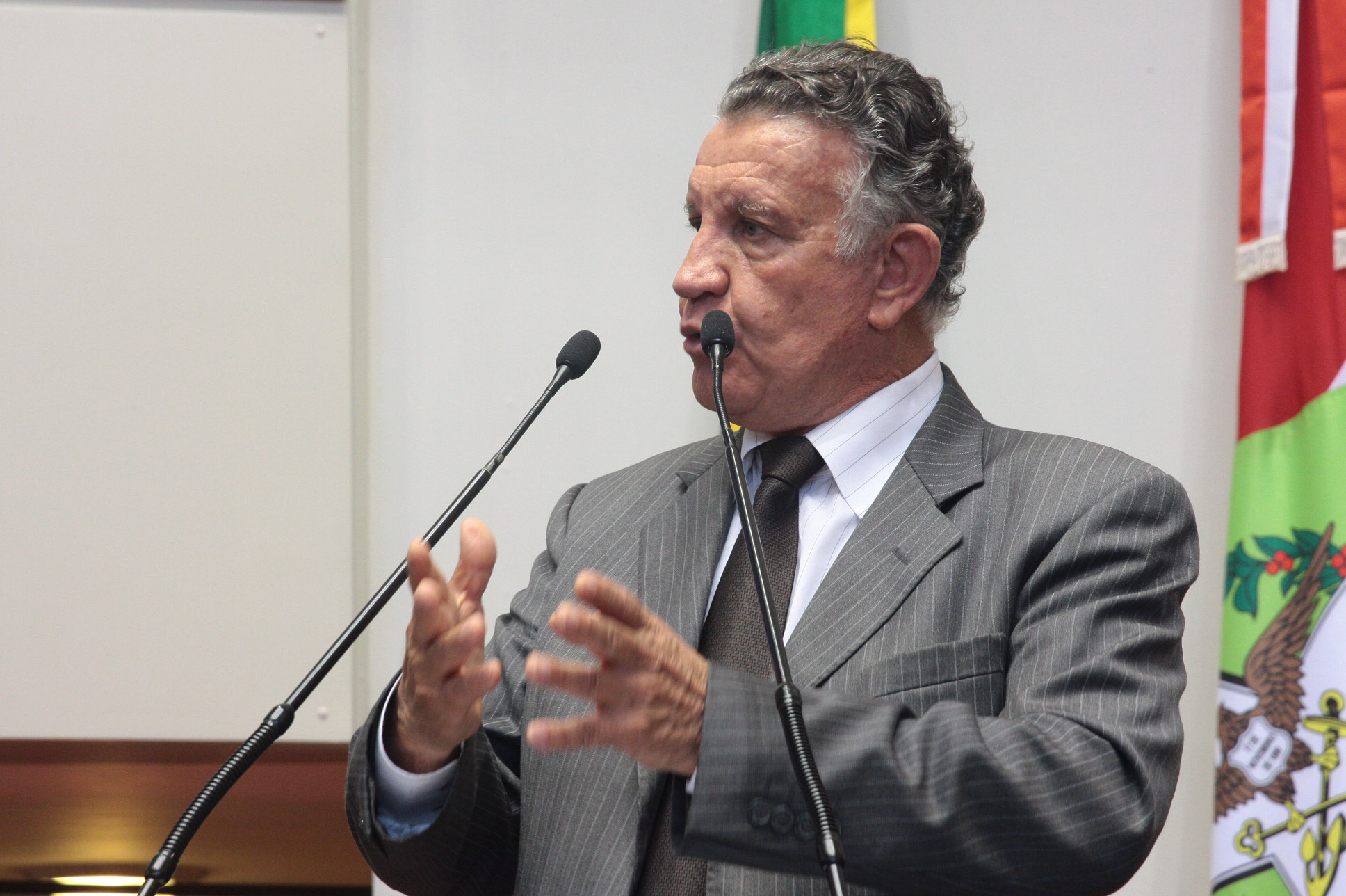 Deputado Edison Andrino (PMDB) - Sessão Ordinária. Fotos: Eduardo Guedes de Oliveira/Agência AL