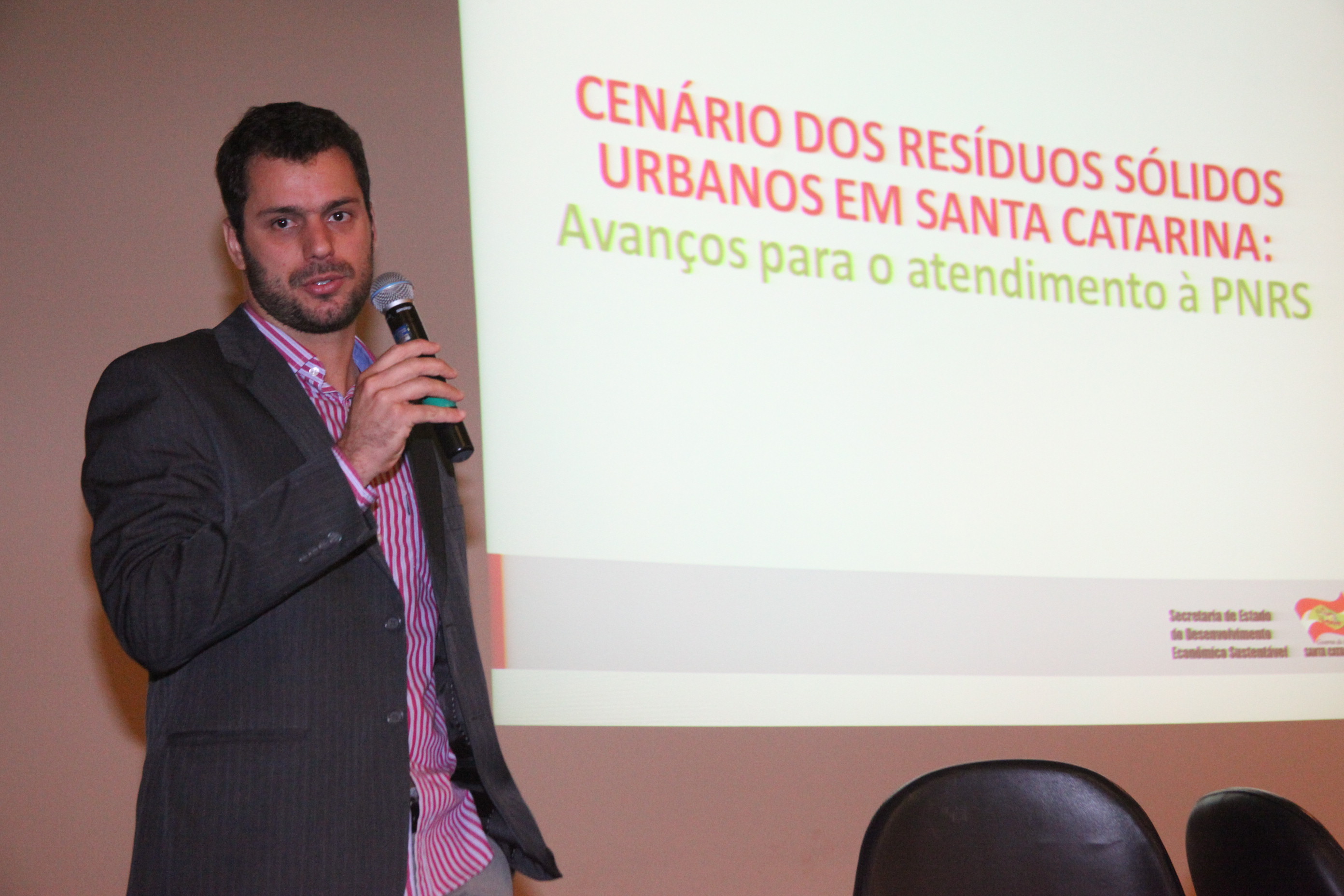 Henrique da Cunha Sant'Ana. Seminário Lixo Zero. Foto: Fábio Queiroz / Agência AL