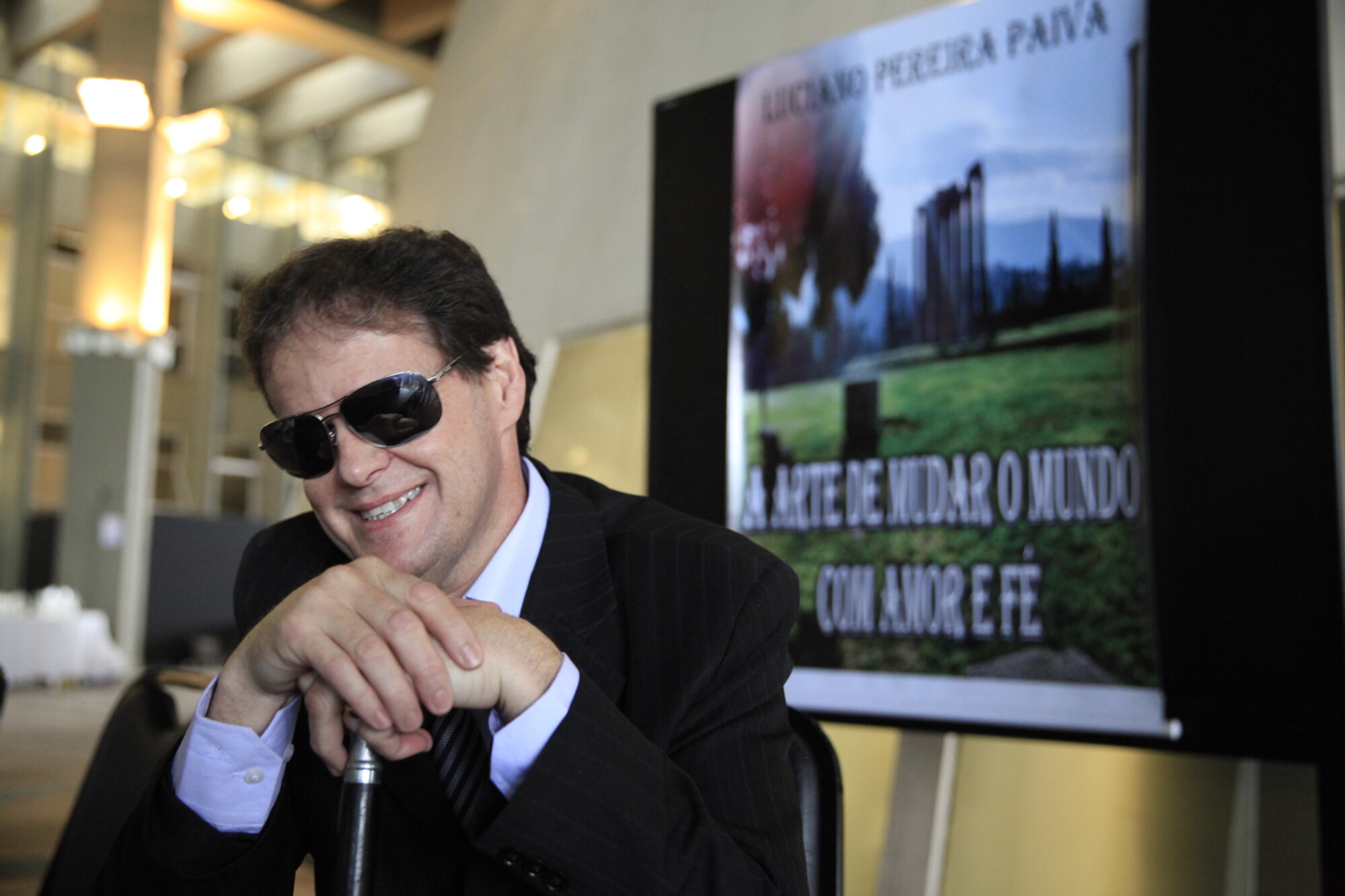 Luciano Pereira Paiva, o Irmão Luciano, autor do livro  “A Arte de mudar o mundo com Amor e Fé”. FOTO: Carlos Kilian/Agência AL