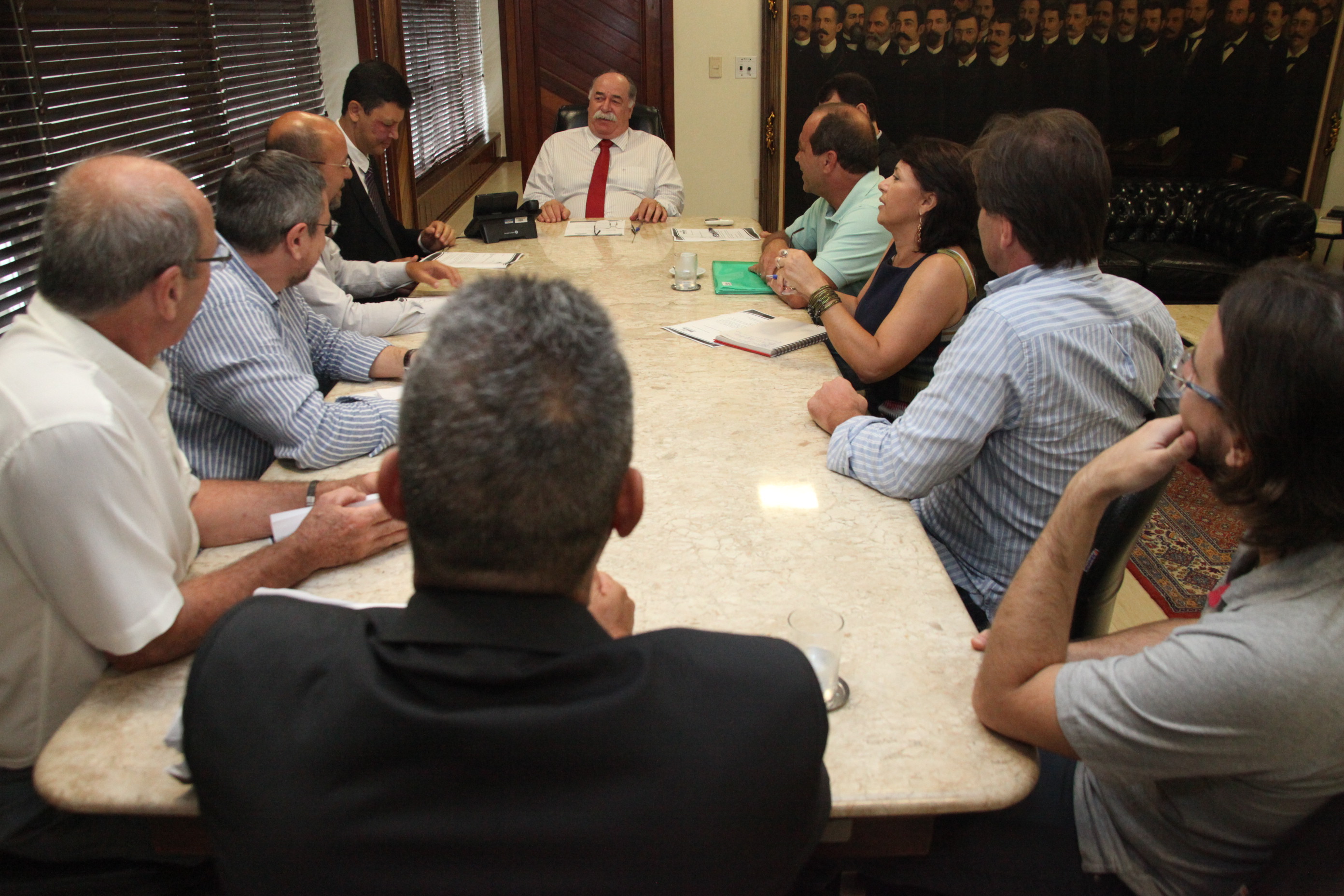 Sindalesc reúne-se com Presidente da Alesc. Foto: Fábio Queiroz / Agência AL