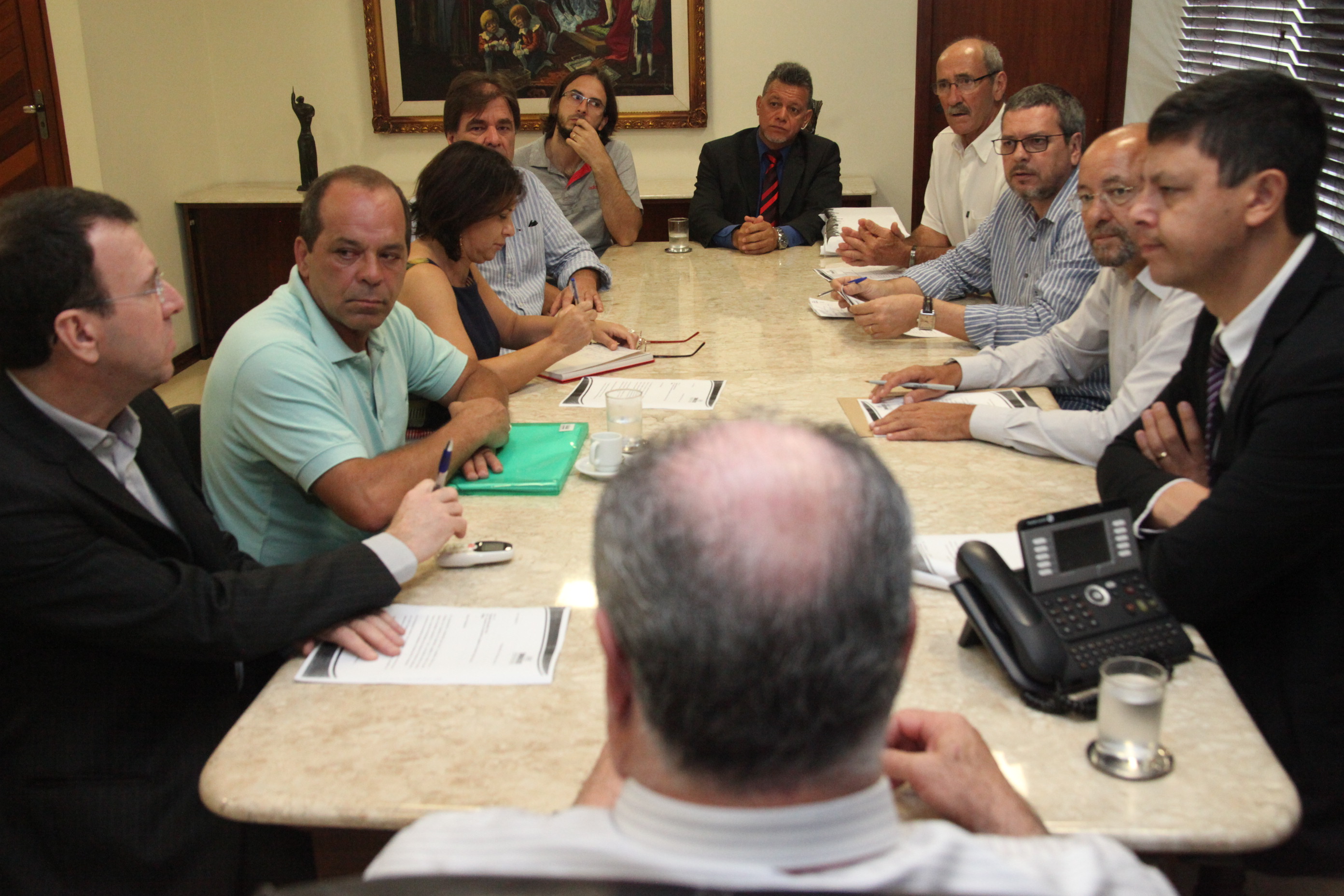 Sindalesc reúne-se com Presidente da Alesc. Foto: Fábio Queiroz / Agência AL