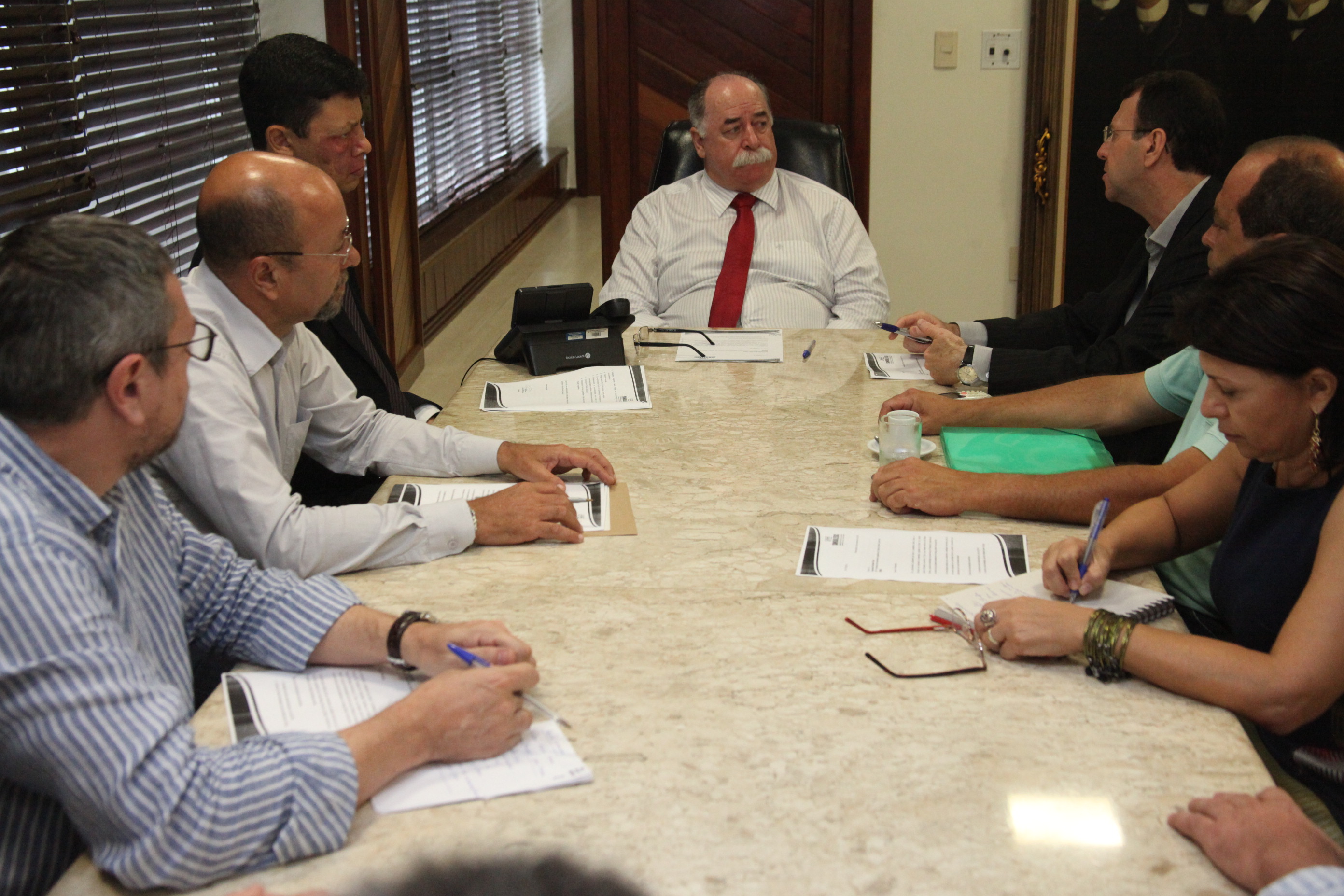 Reunião do Sindalesc com Presidente