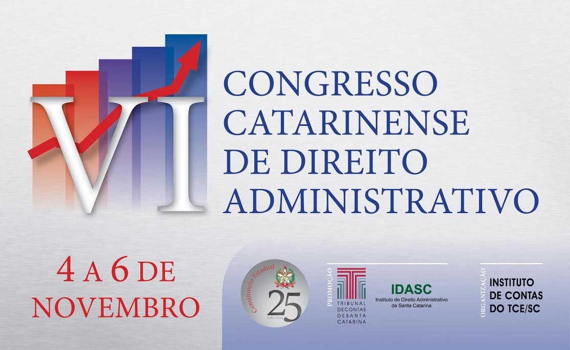 TCE/SC e Idasc promovem 6º Congresso Catarinense de Direito Administrativo