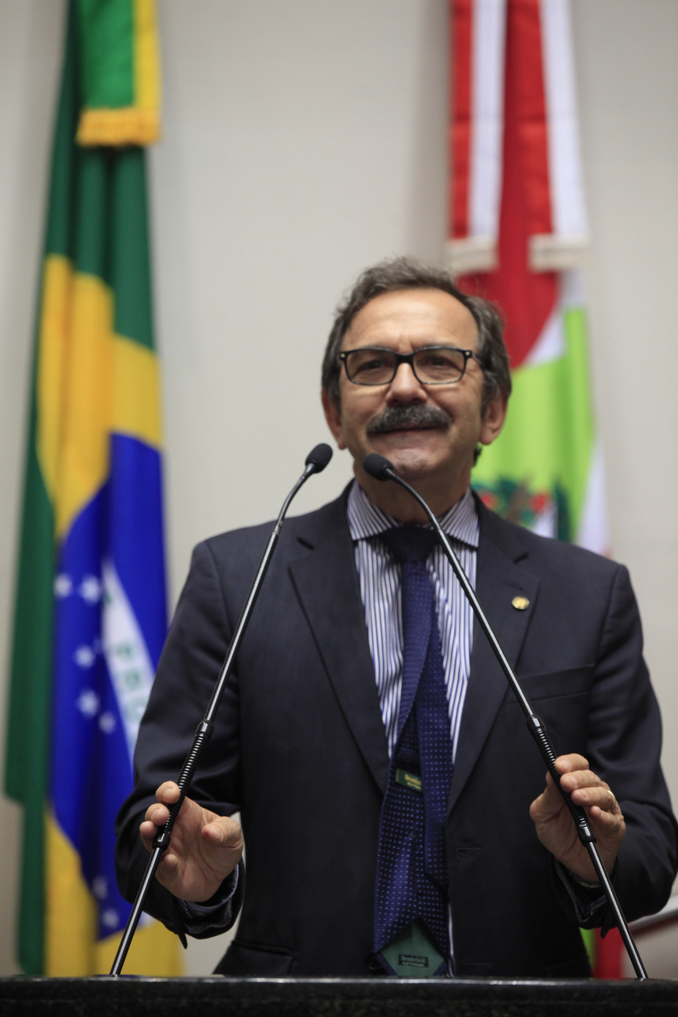Dep. Serafim Venzon (PSDB)   Foto Carlos Kilian/Agência AL