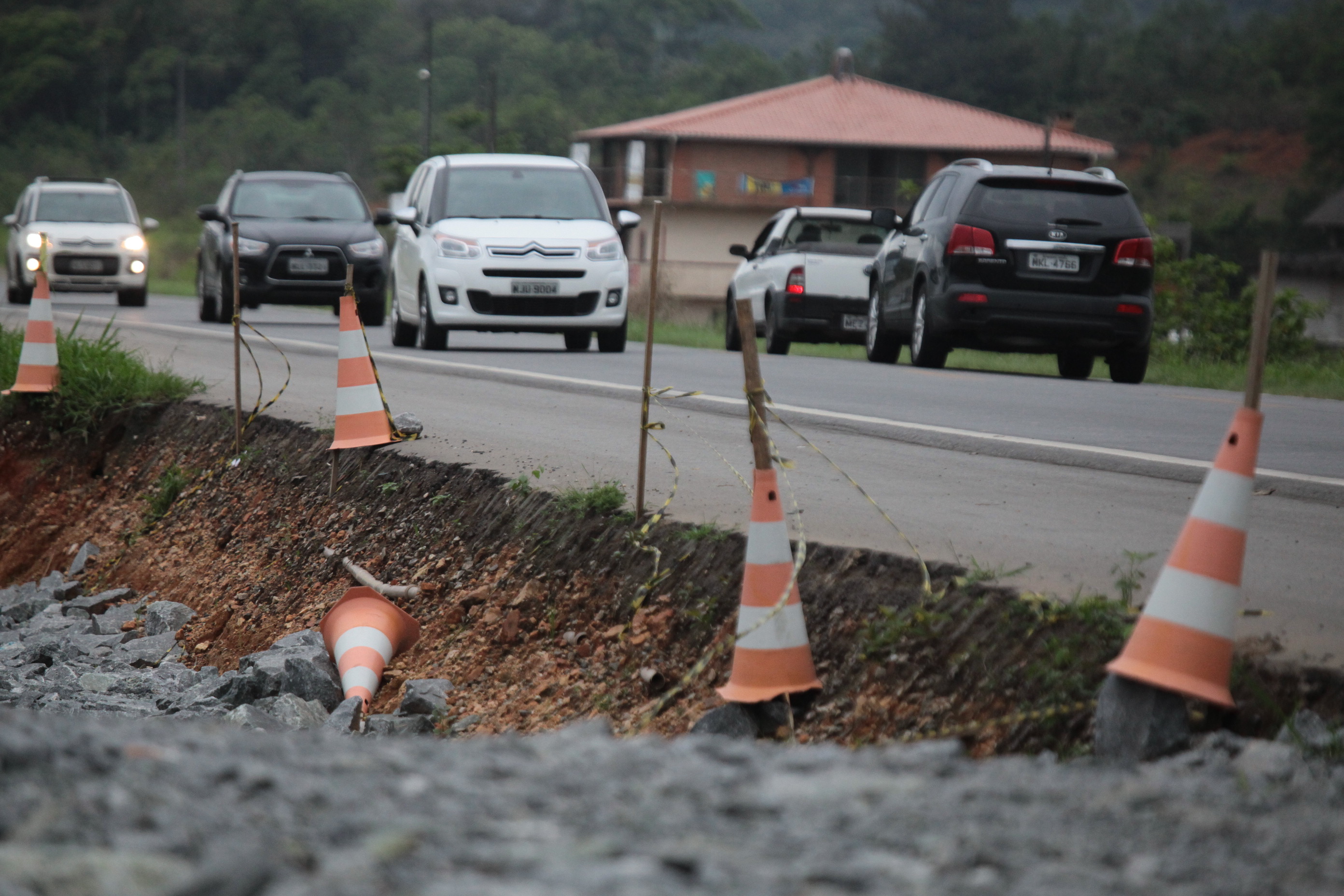 Obras de duplicação da BR-280